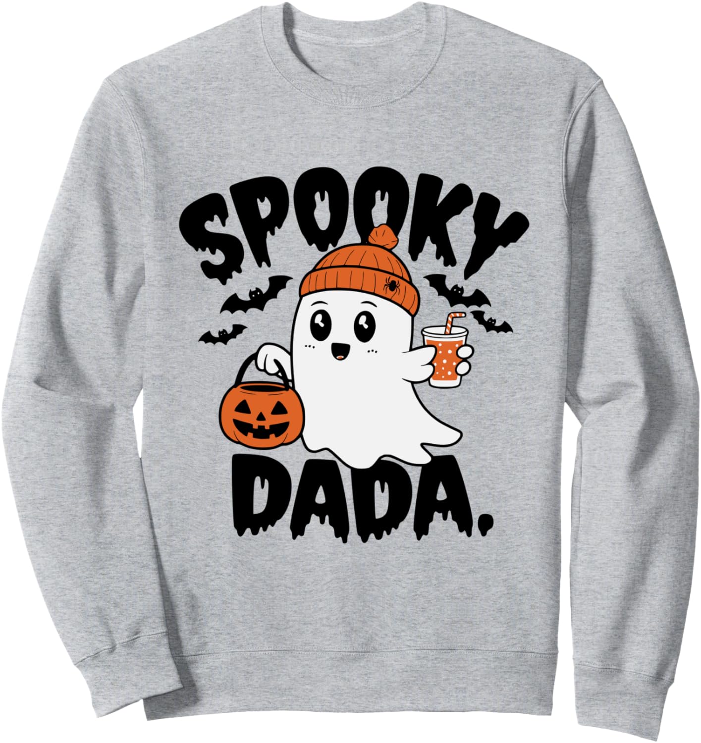 Spooky Dada Cute Halloween Ghost Sweatshirt