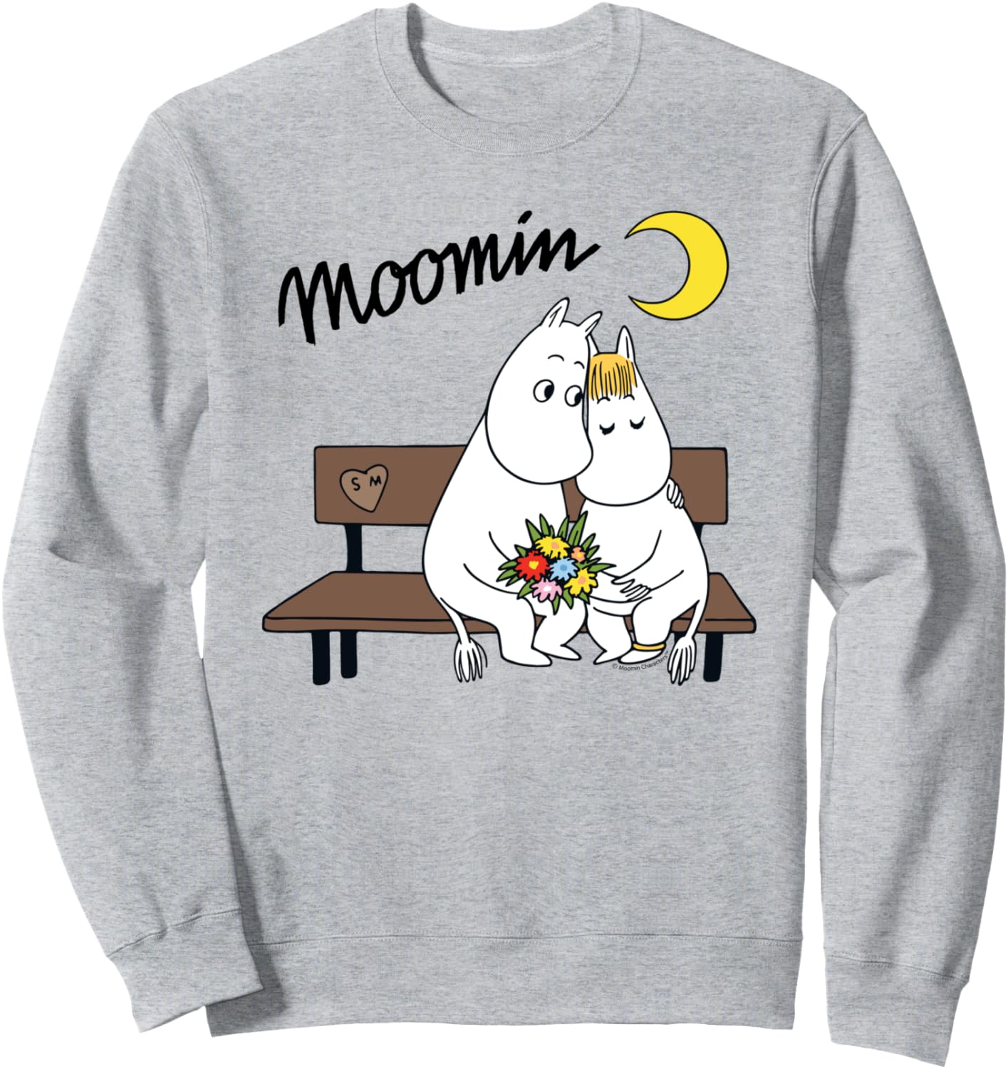 Moomin Moomintroll Snorkmaiden On Bench Sweatshirt