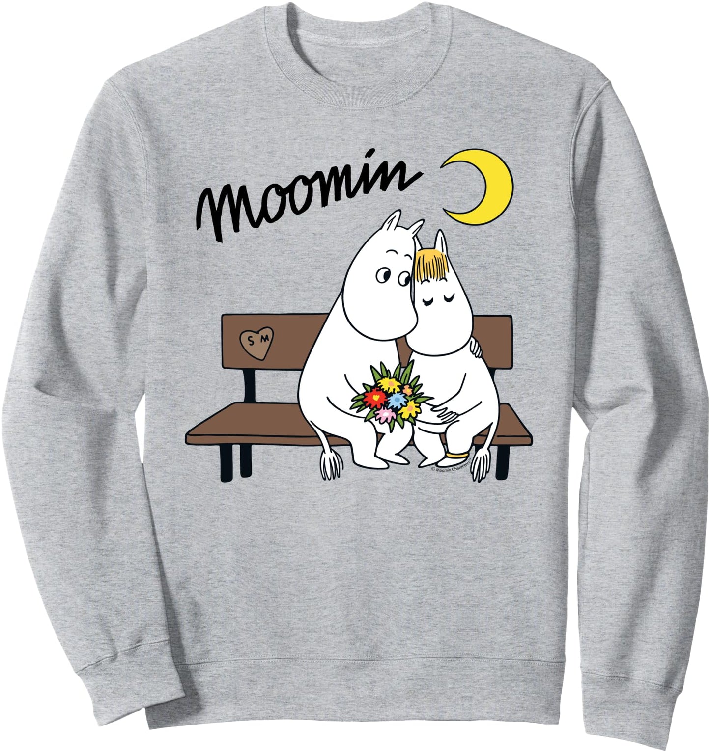 Moomin Moomintroll Snorkmaiden On Bench Sweatshirt