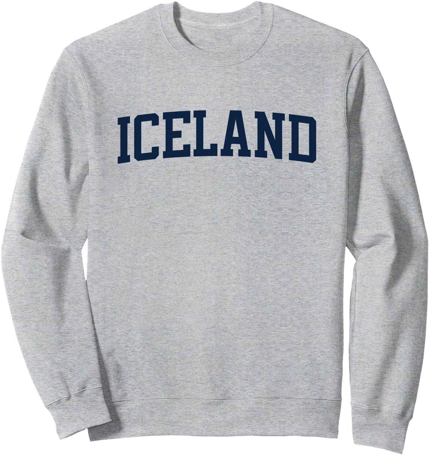 Iceland Collegiate Style Varsity Block Letter Sweatshirt