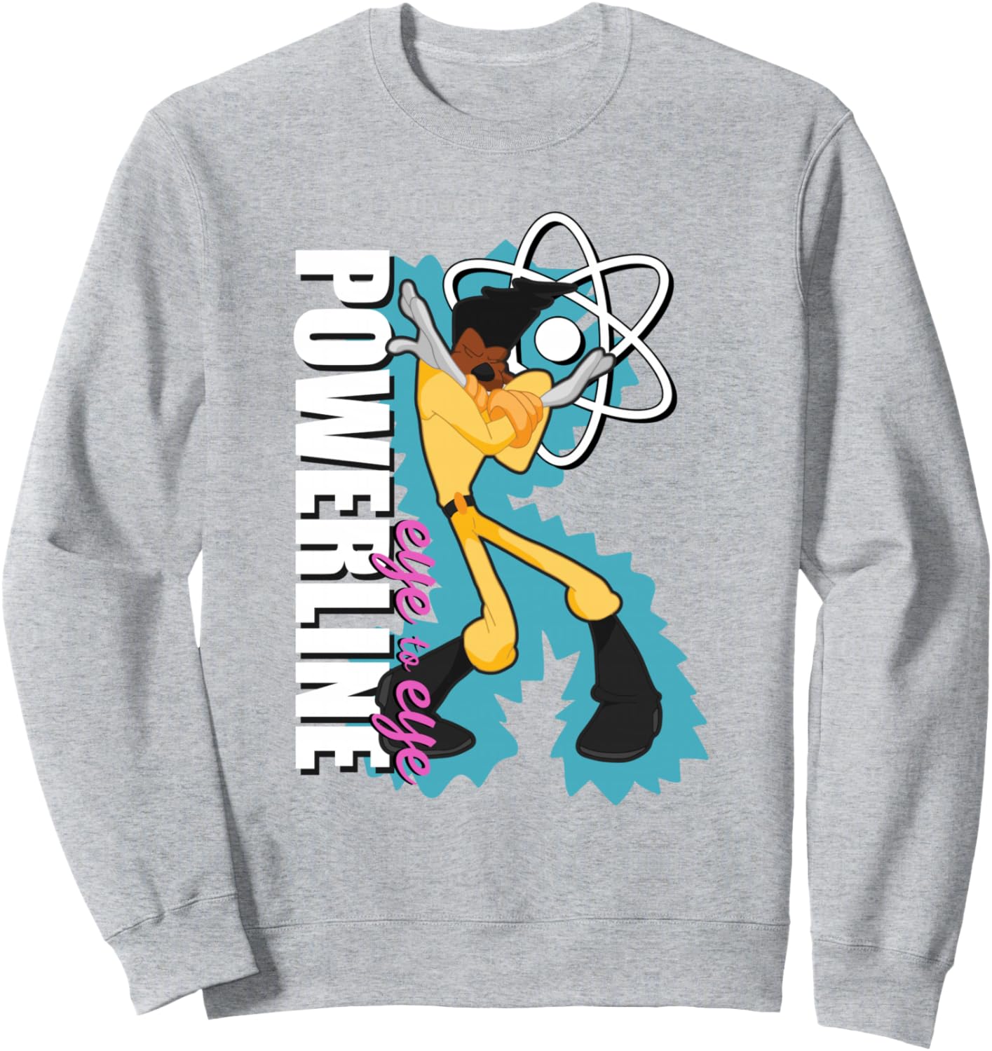 Disney A Goofy Movie Powerline Eye To Eye Dancing Portrait Sweatshirt