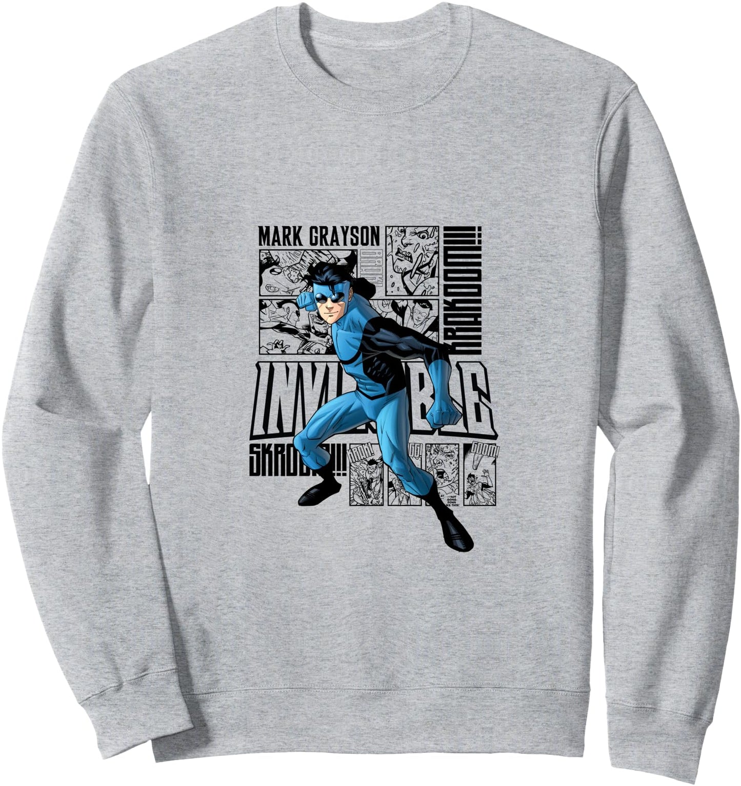 Invincible Blue Suit Collage Sweatshirt