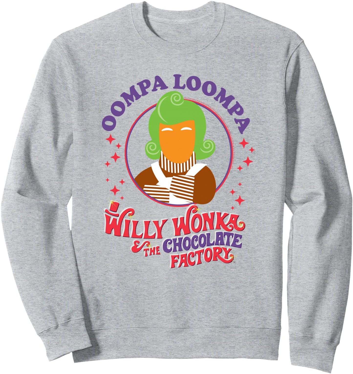 Willy Wonka and the Chocolate Factory Oompa Loompa Drawing Sweatshirt