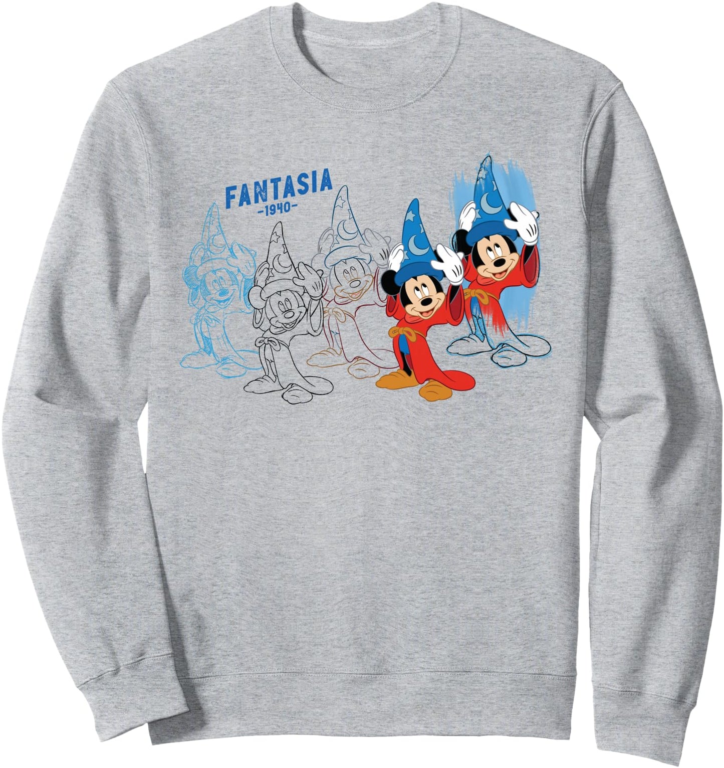 Disney Ink and Paint Fantasia 1940 Mickey Mouse Art Series Sweatshirt