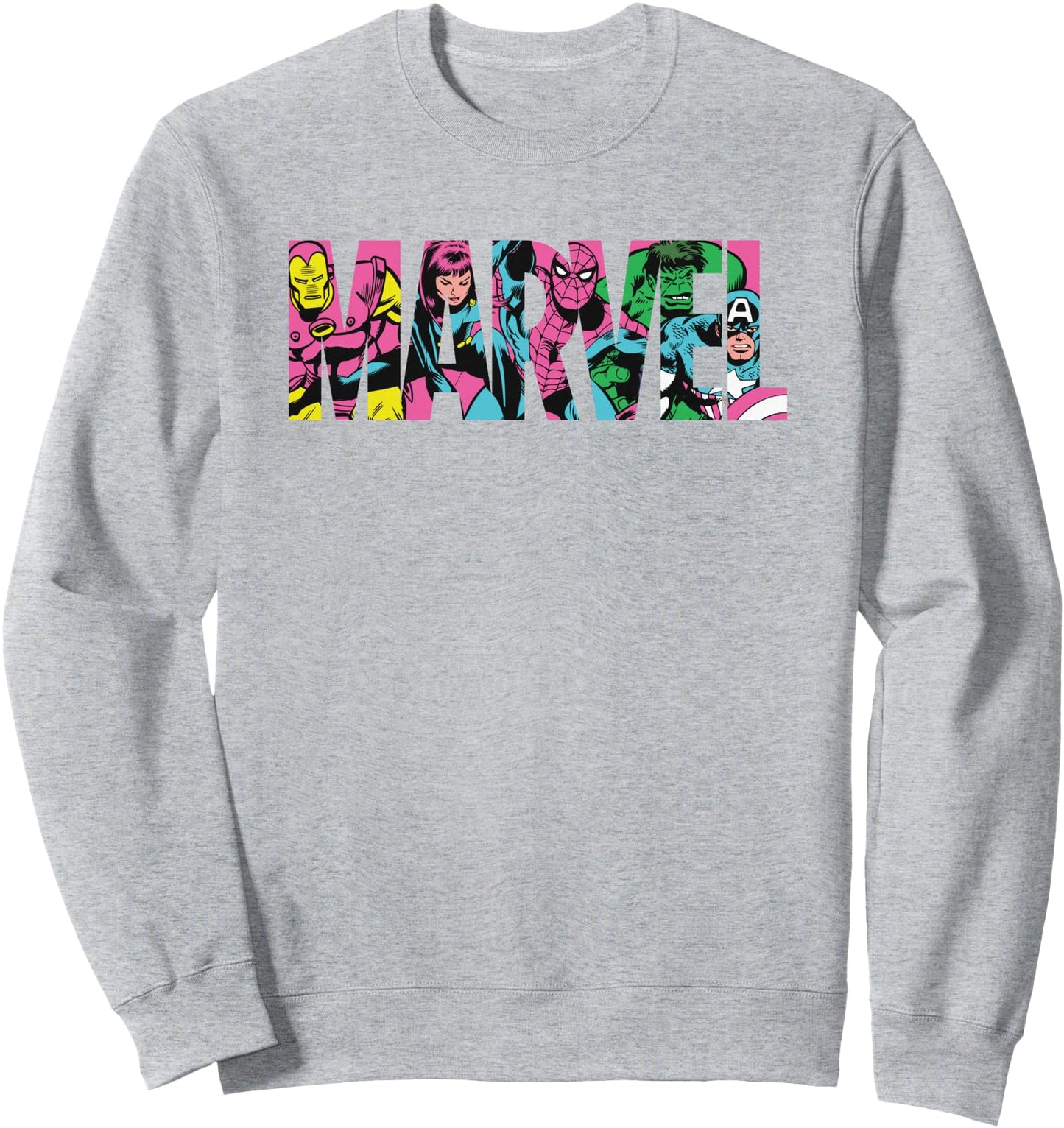 Marvel Comics Avengers Heroes Logo Sweatshirt