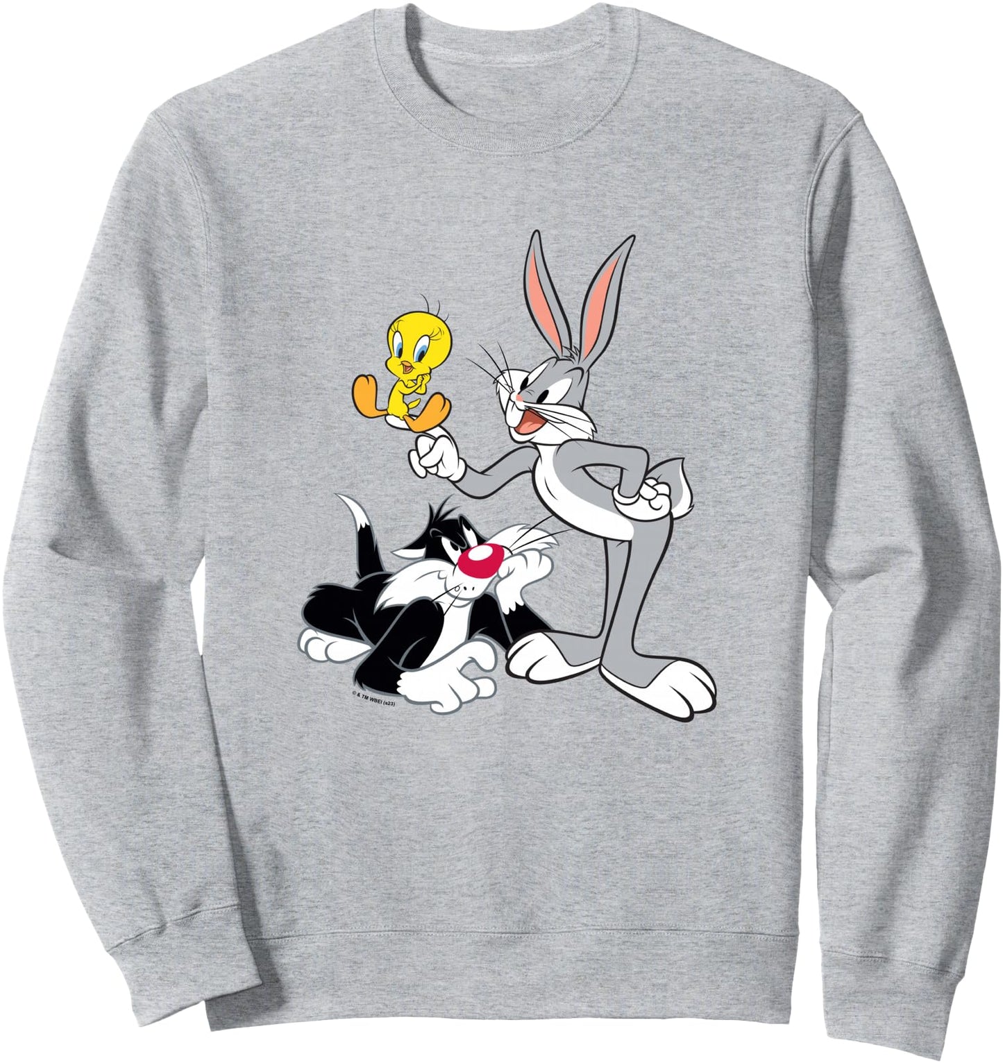Looney Tunes Sylvester Tweety & Bugs Hanging Out Sweatshirt