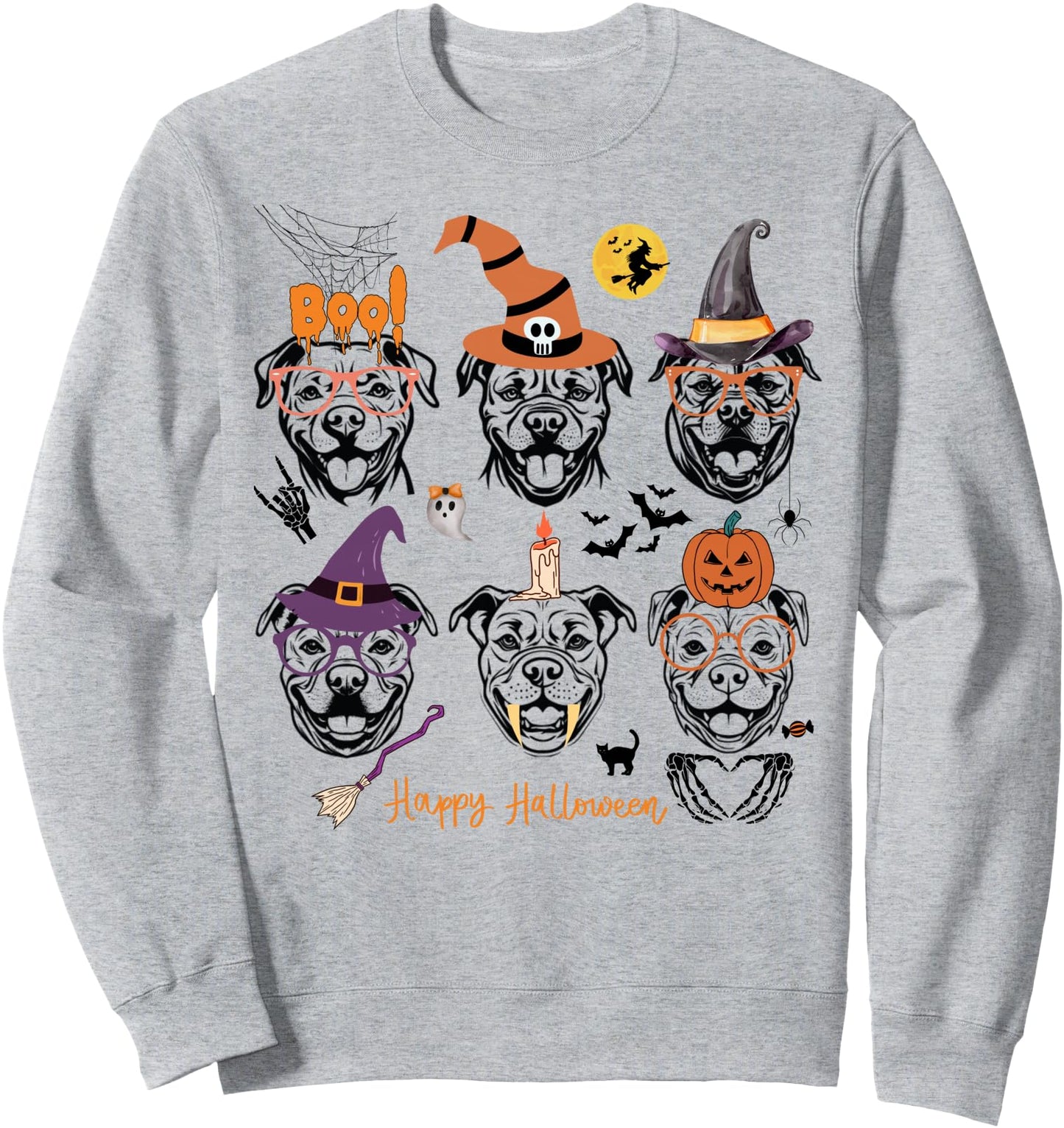 Pitbull Halloween Sweatshirt