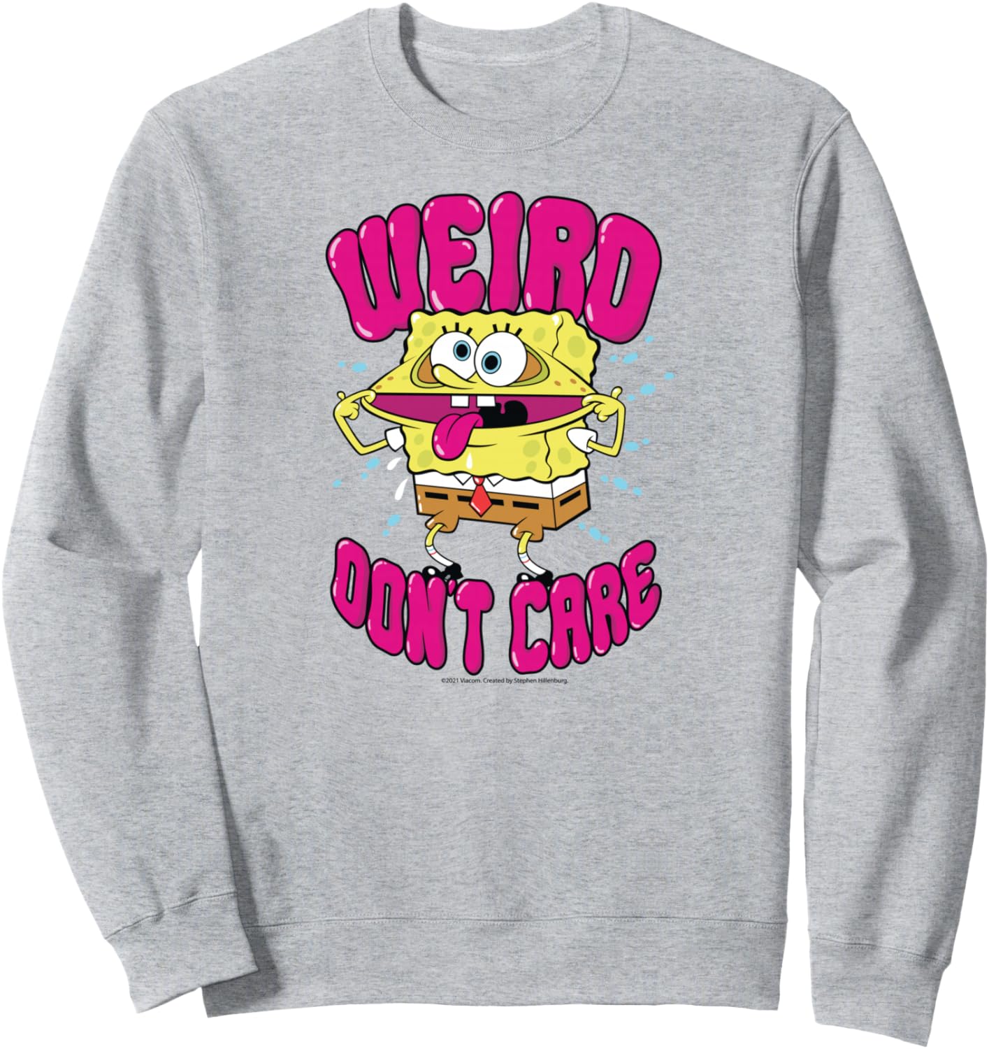 SpongeBob SquarePants - Weird Don't Care Sweatshirt