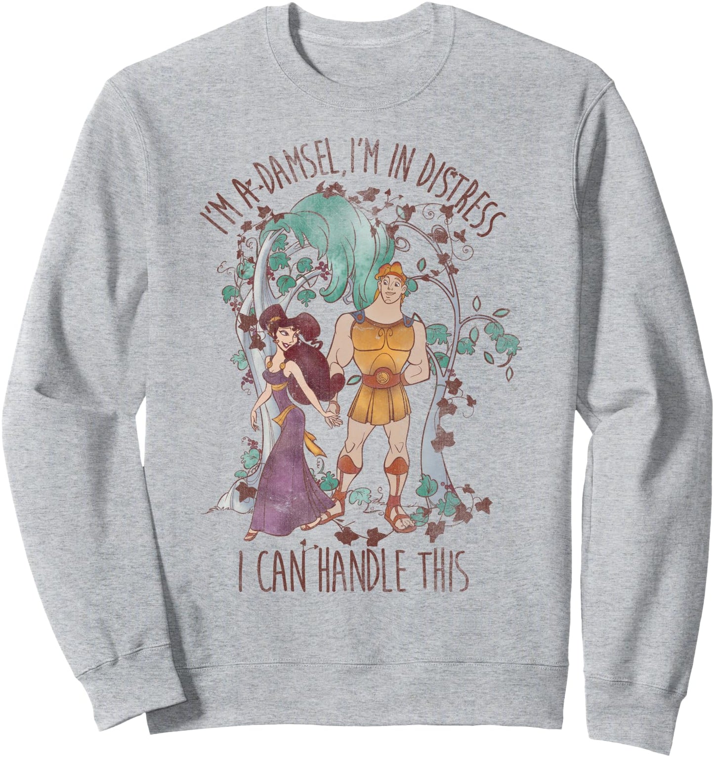 Disney Hercules Meg I'm In Distress I Can Handle This Sweatshirt