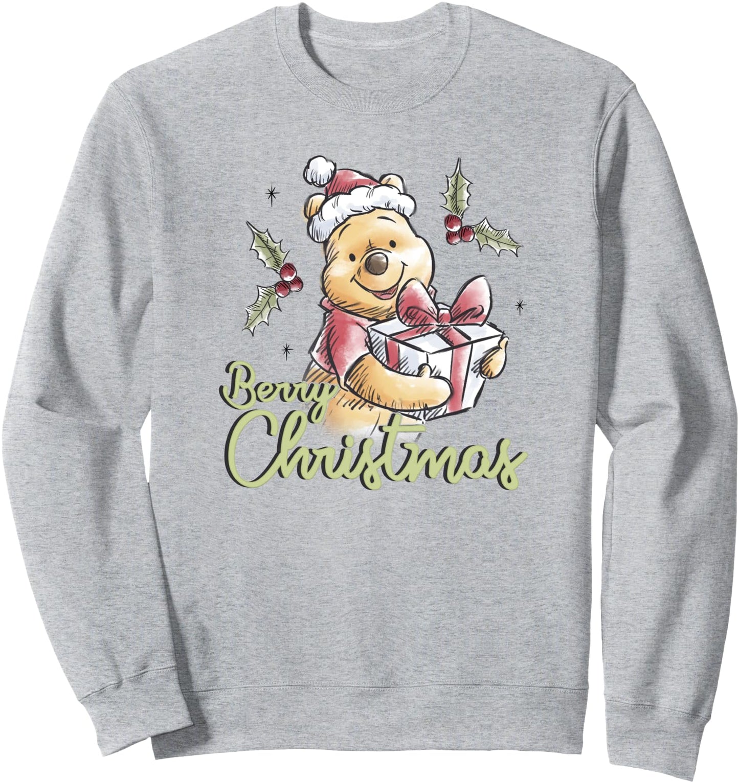 Disney Winnie the Pooh Berry Christmas Sweatshirt
