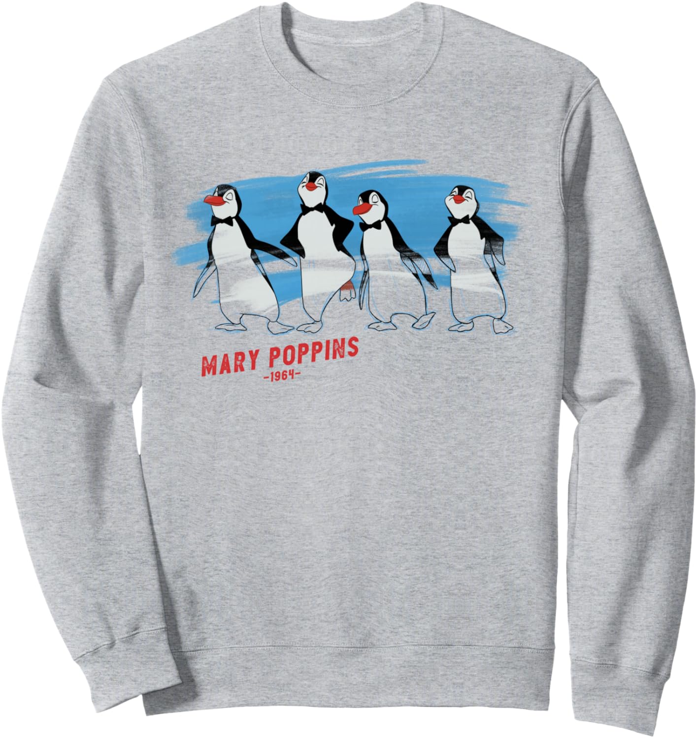 Disney Ink and Paint Penguin Waiters from Mary Poppins 1964 Sweatshirt