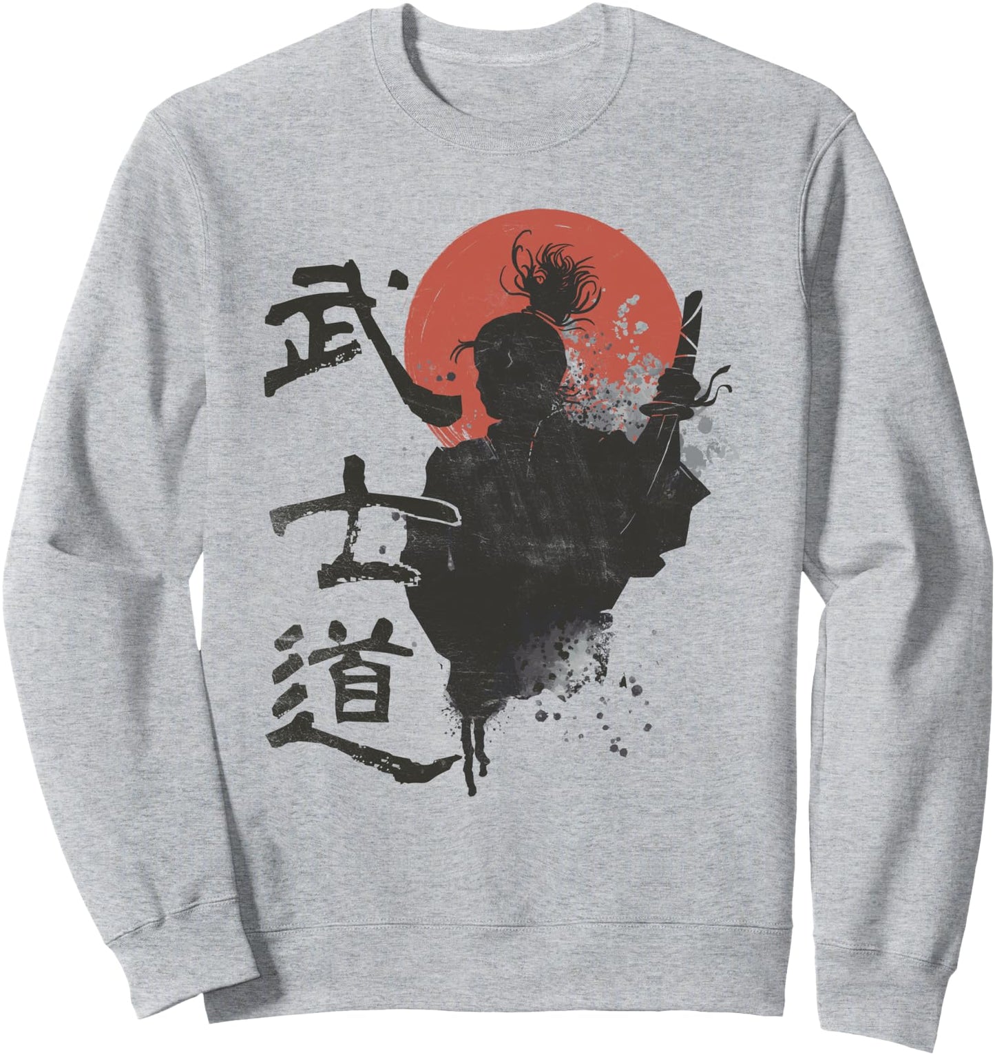 Samurai Warrior Code Bushido Japanese Kanji Sweatshirt