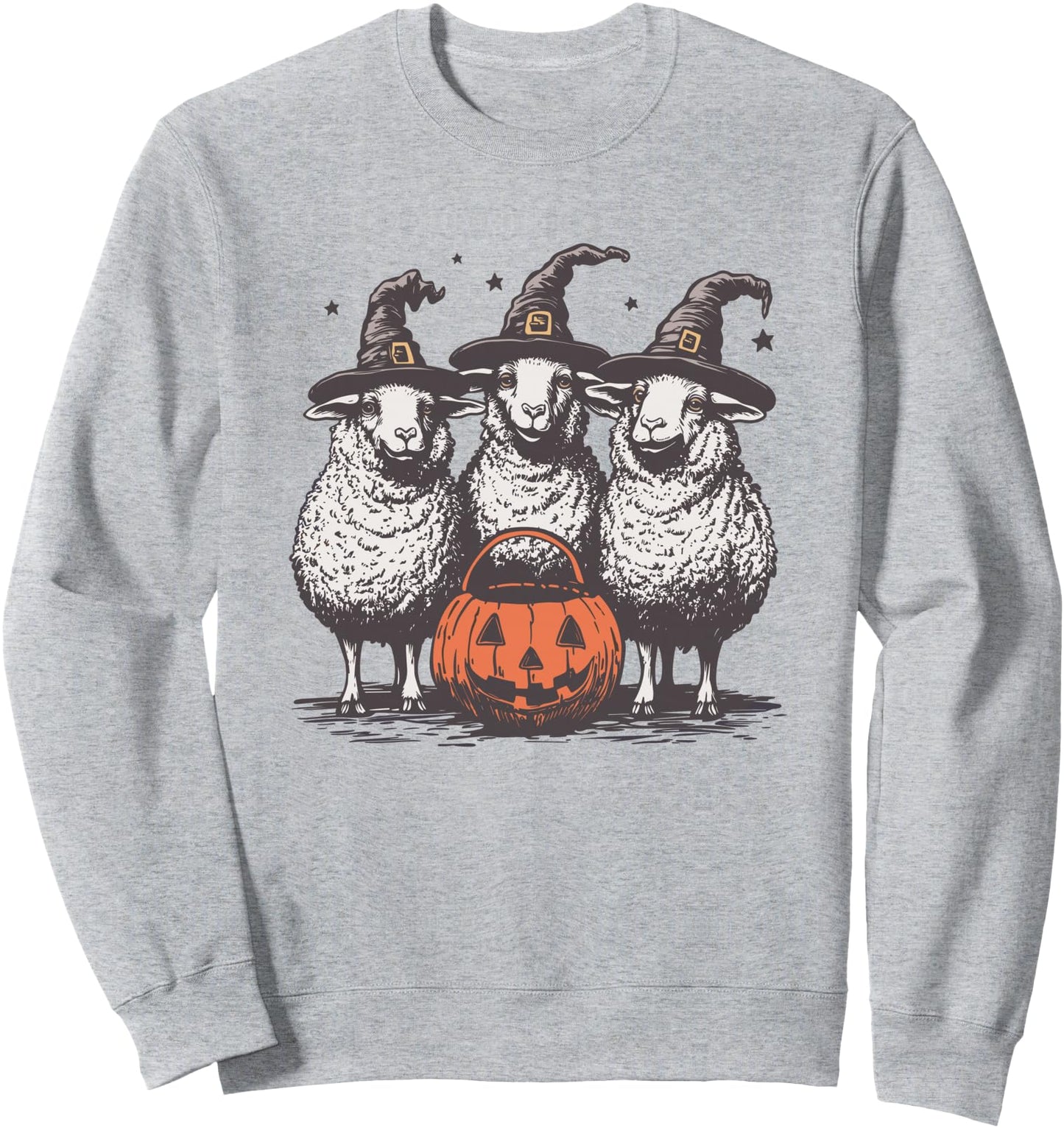 Witch Sheep Halloween Sheep Trick or Treat Sheep Farm Animal Sweatshirt