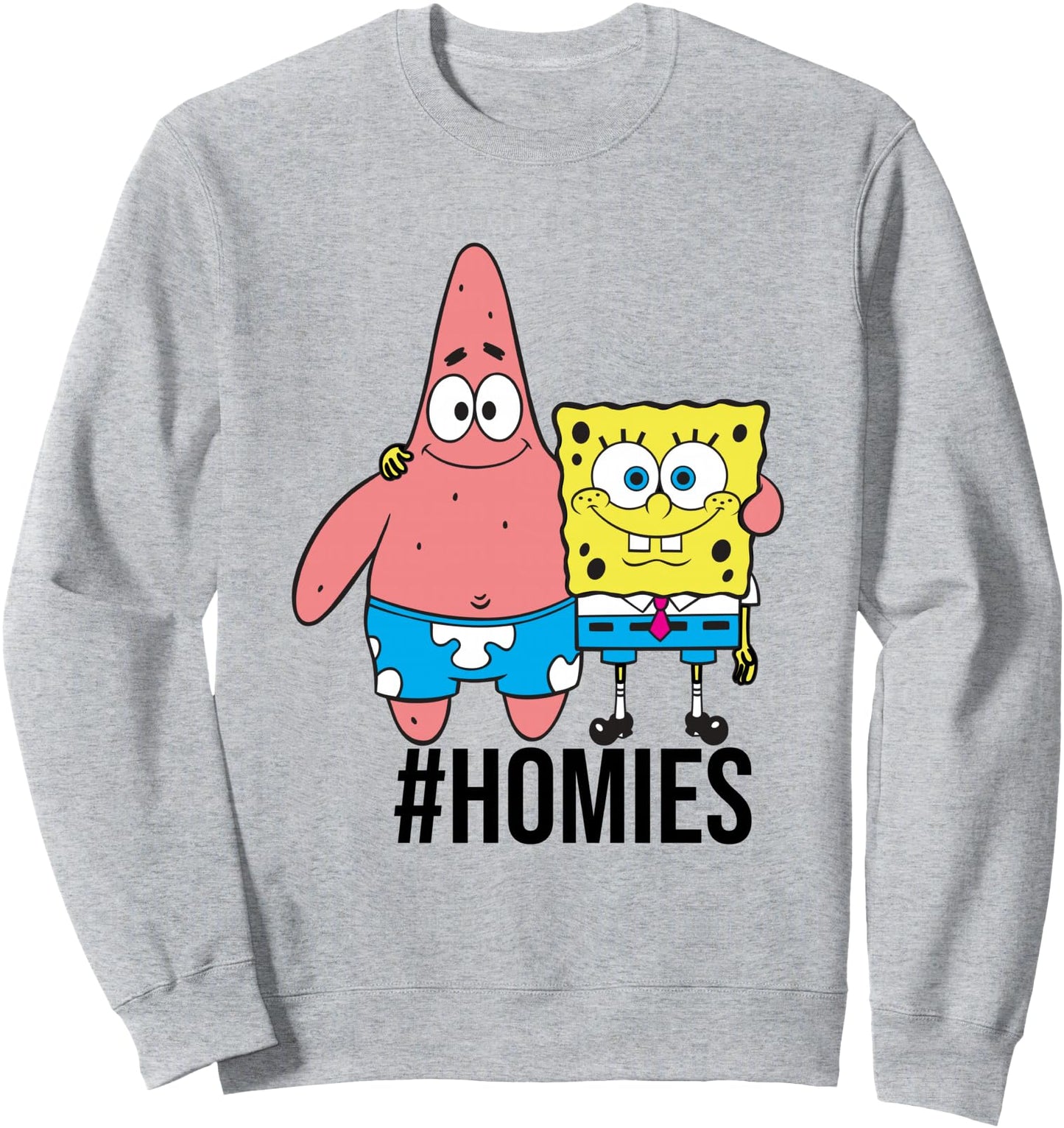 SpongeBob SquarePants #Homies Patrick & SpongeBob Shot Sweatshirt