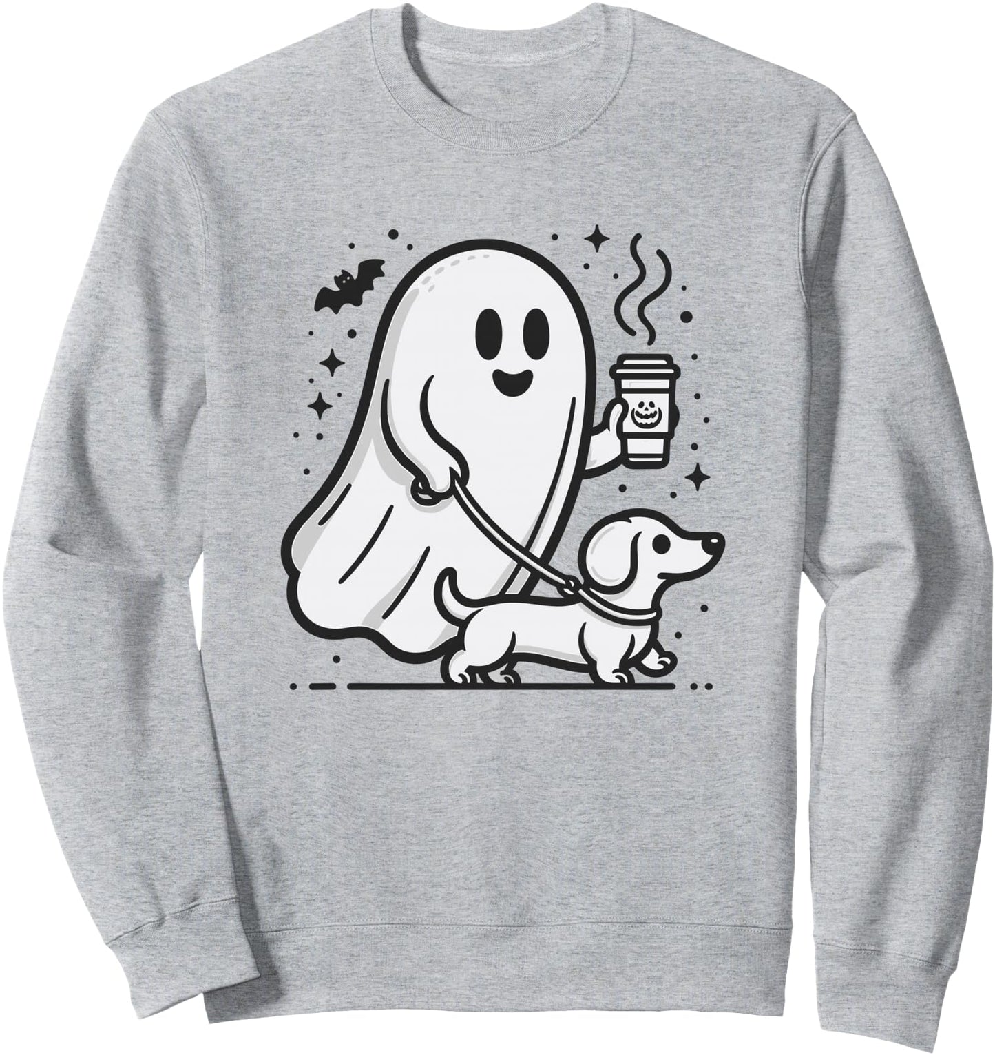 Funny Dachshund Ghost Halloween Spooky Season Weenie Dog Sweatshirt