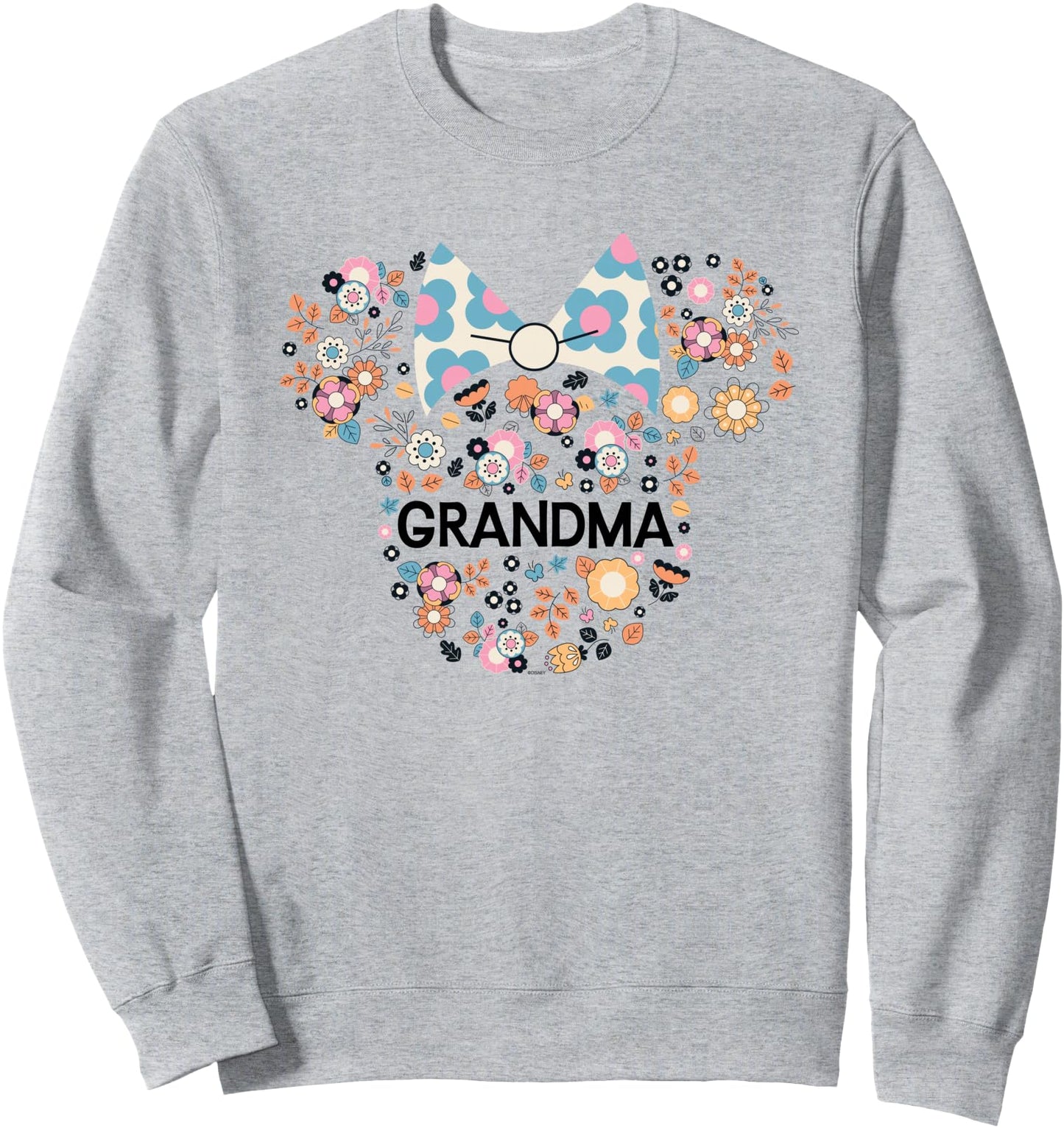 Disney Minnie Mouse Grandma Icon Flowers Mother's Day Sweatshirt