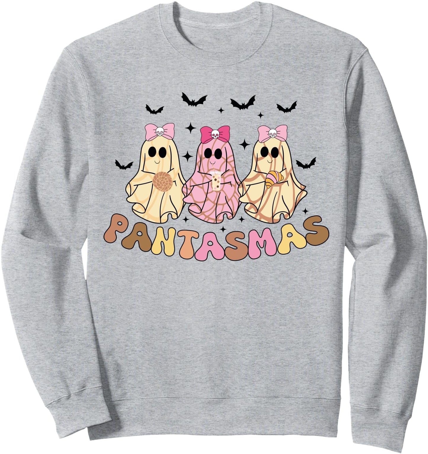 Pantasmas Funny Conchas Mexican Halloween Spooky ghosts Sweatshirt