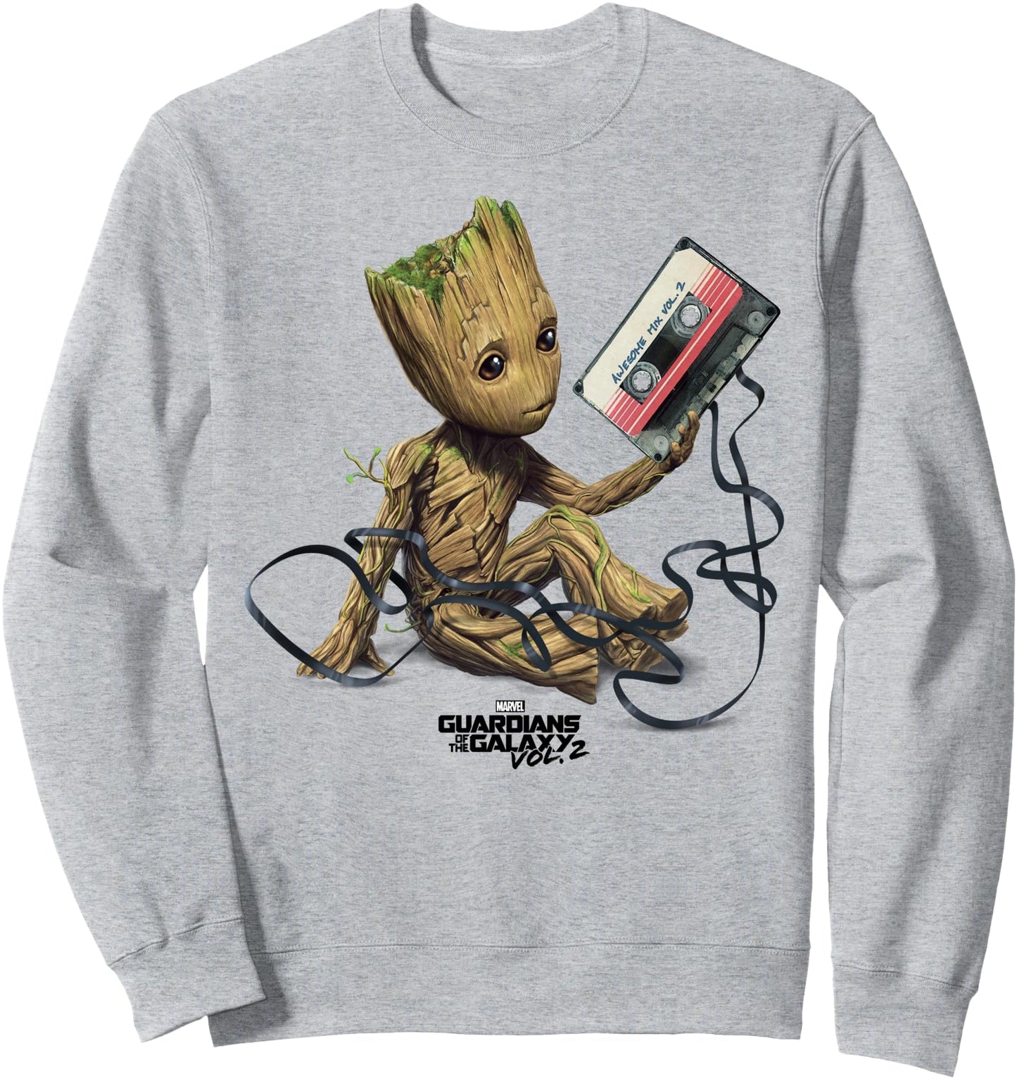 Marvel Guardians Of The Galaxy Vol. 2 Groot Tape Portrait Sweatshirt