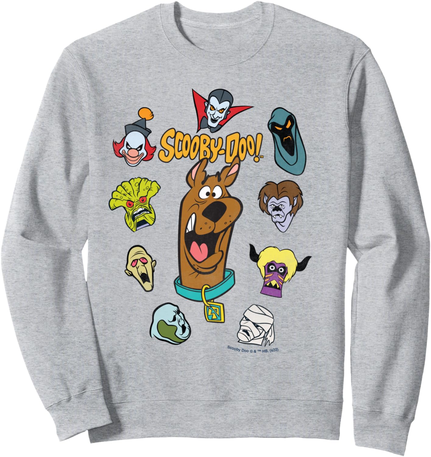 Scooby Doo Floating Heads Sweatshirt