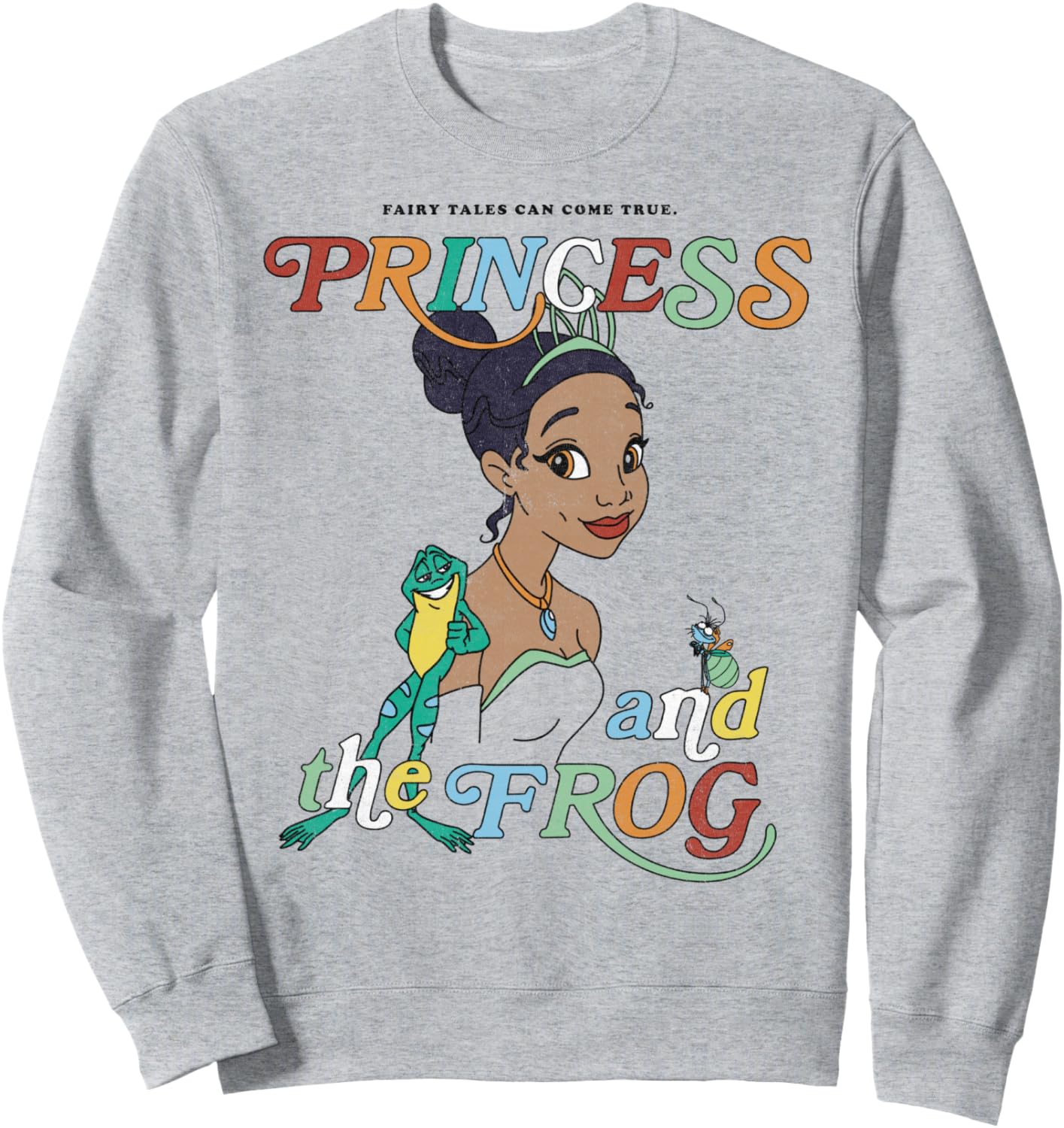 Disney Princess And The Frog Tiana And Frog Naveen Portrait Sweatshirt