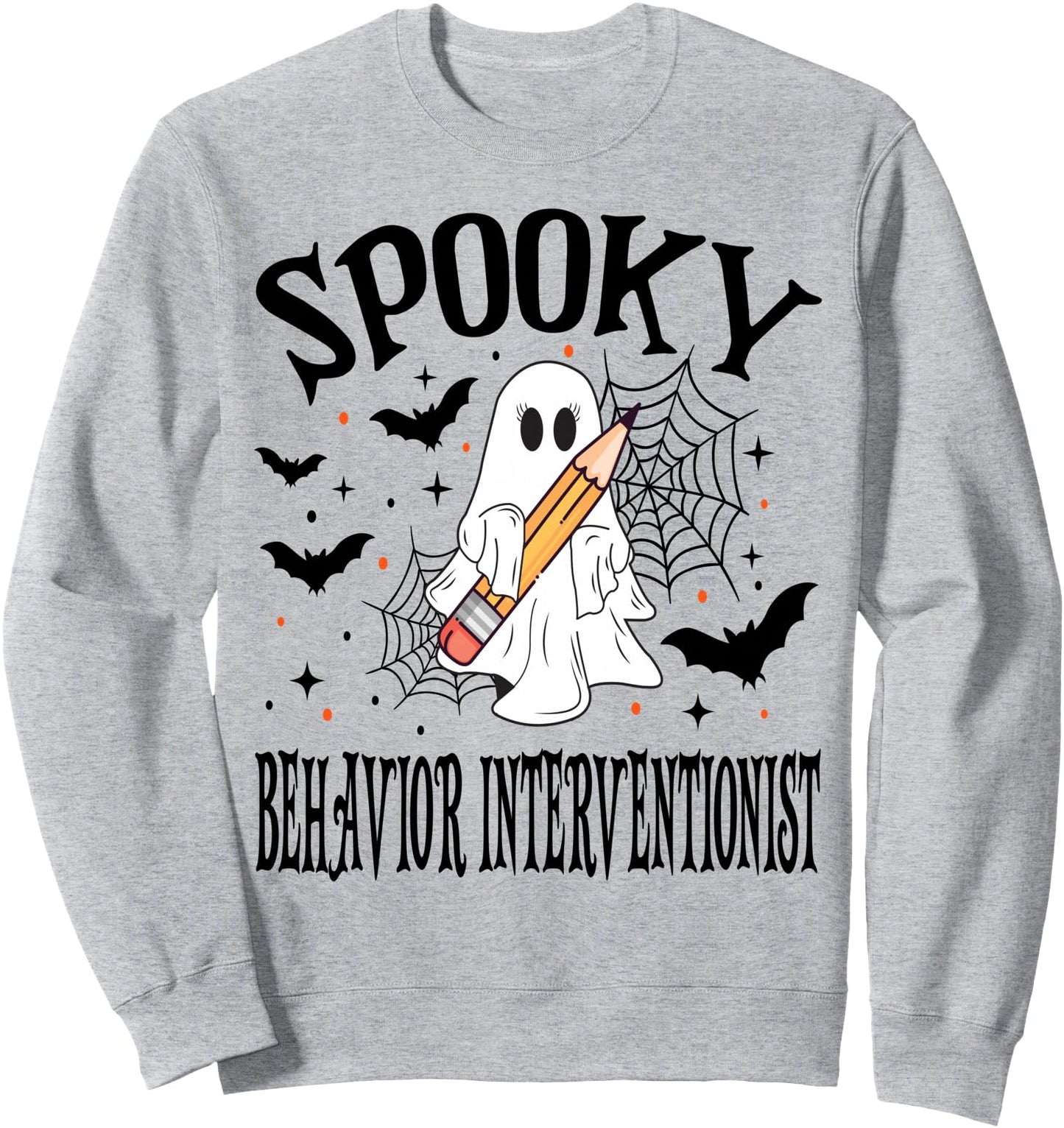 Spooky Behavior Interventionist Halloween School Sweatshirt