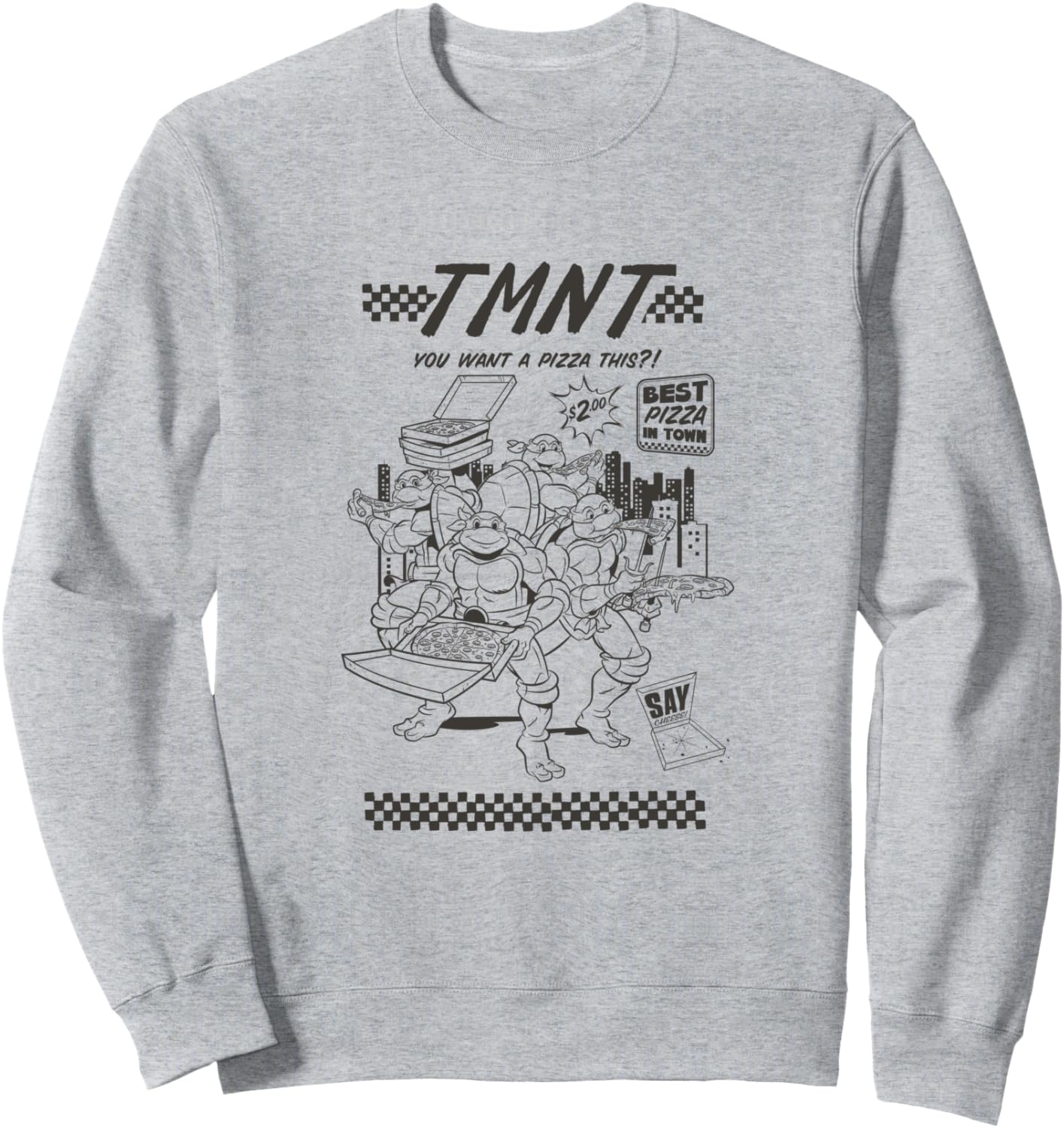 Teenage Mutant Ninja Turtles You Want A Pizza This Sweatshirt