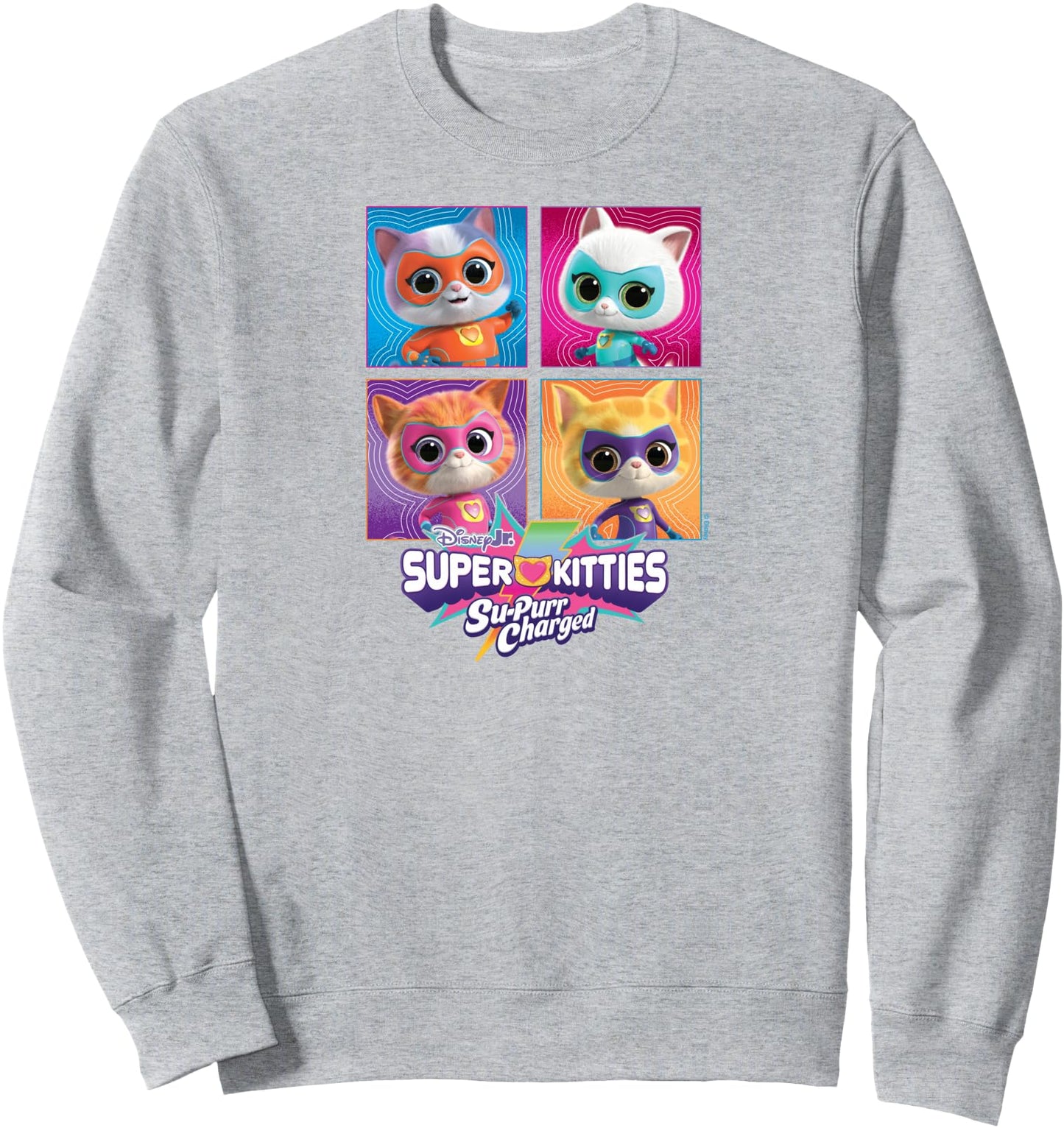 SuperKitties - Grid Sweatshirt