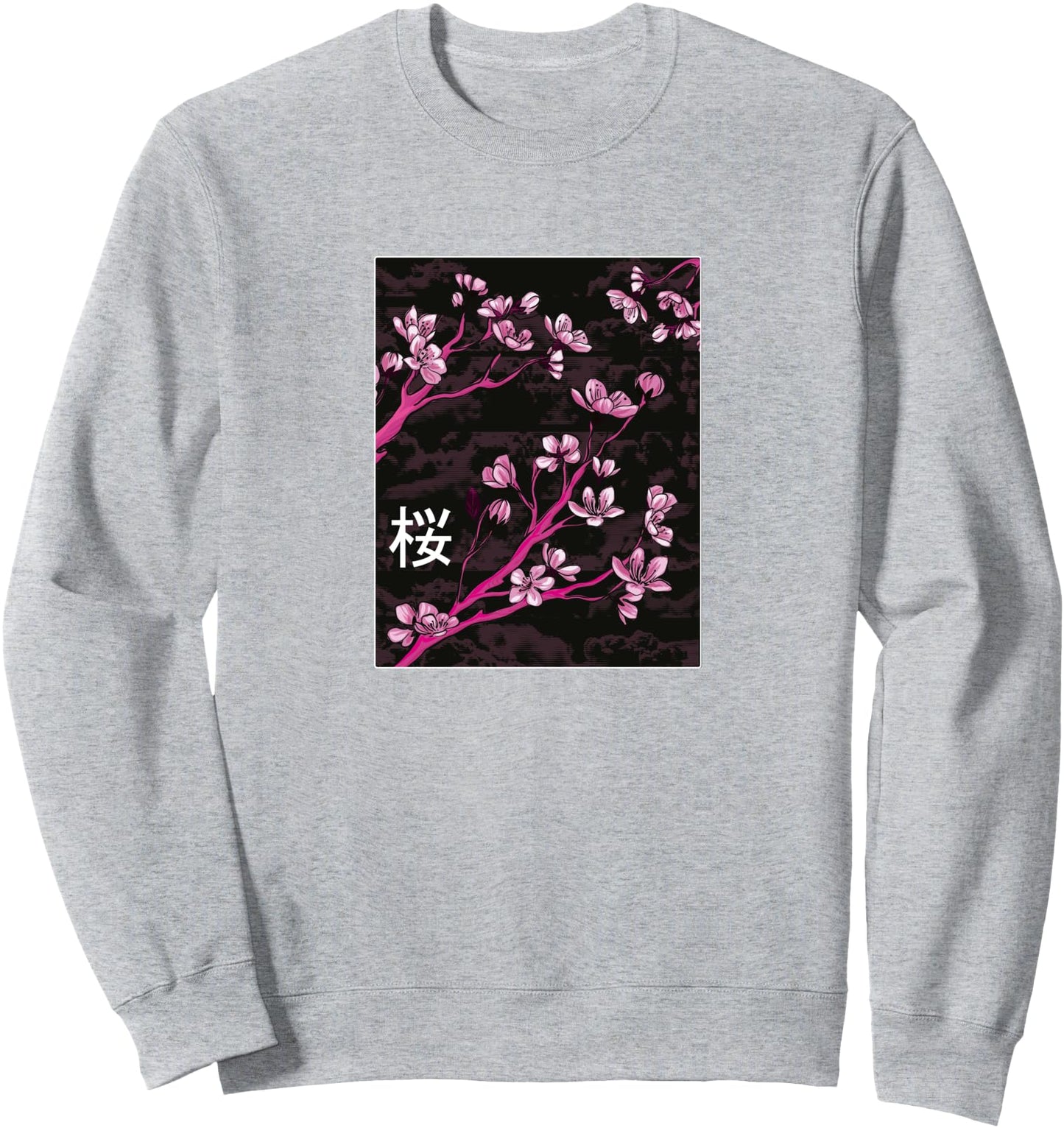 SAKURA Cherry Blossom Japanese Kanji Sweatshirt