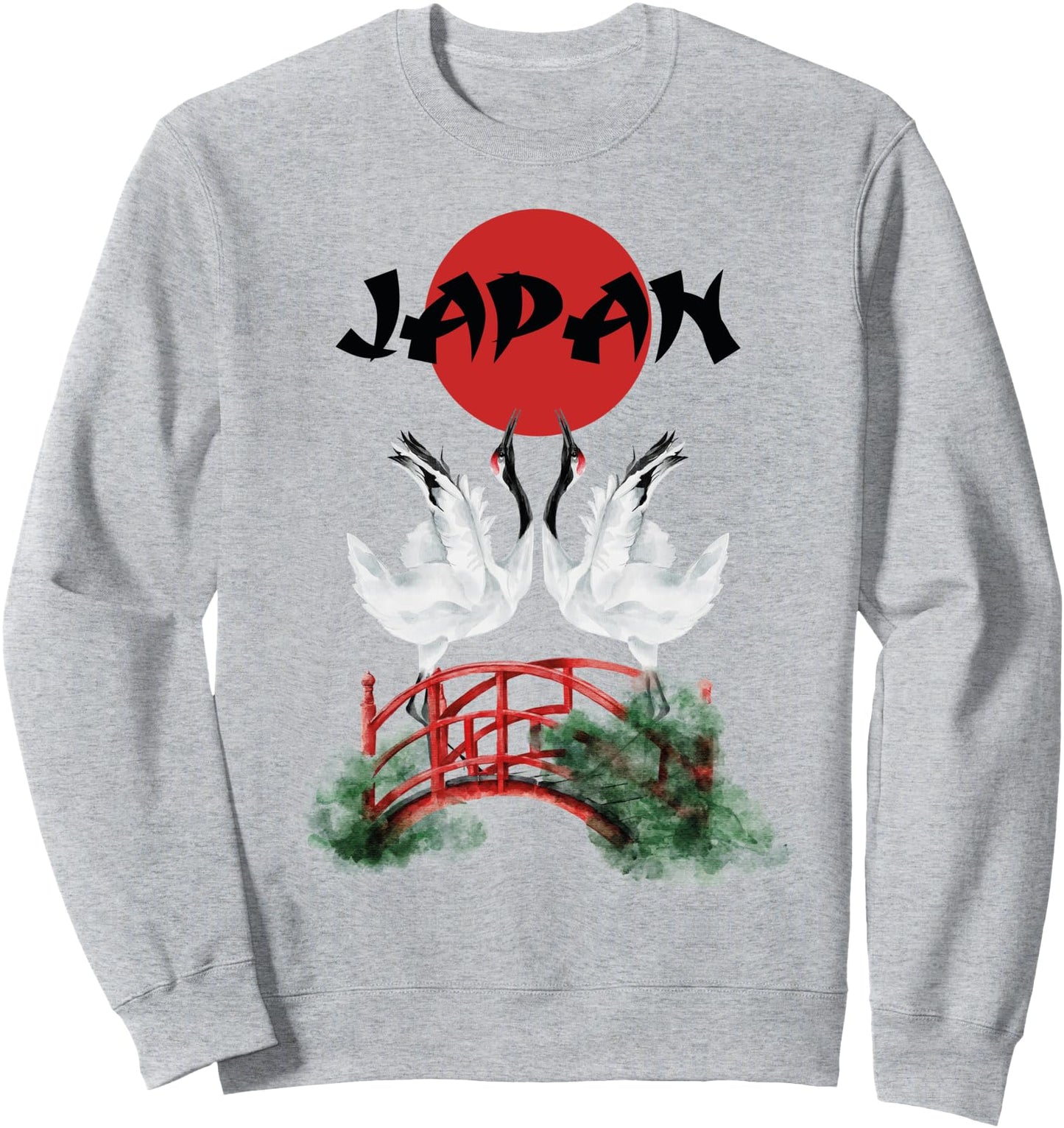 Japanese White Crane Japan Sweatshirt