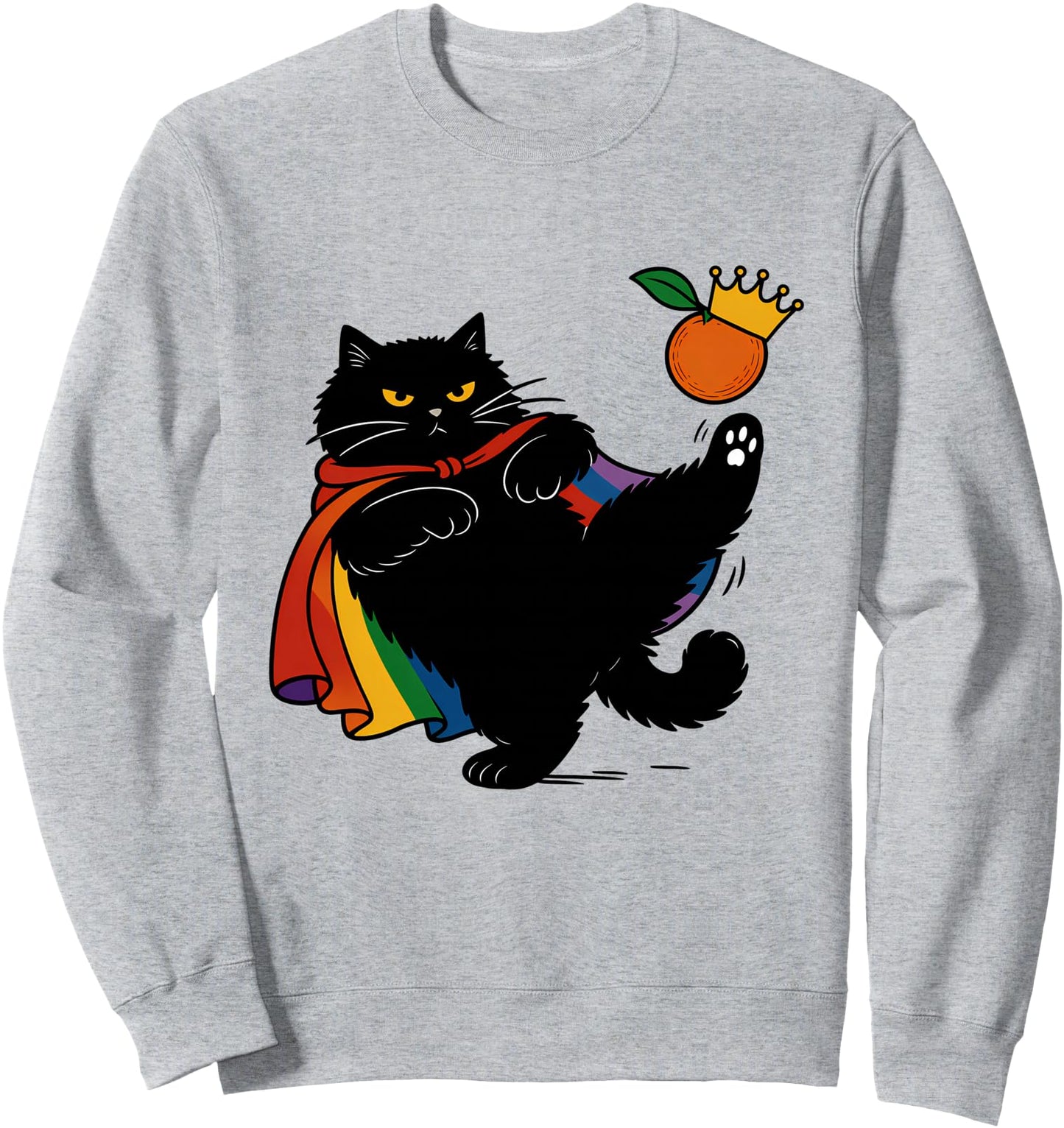 No Kings Cat Pride Sweatshirt