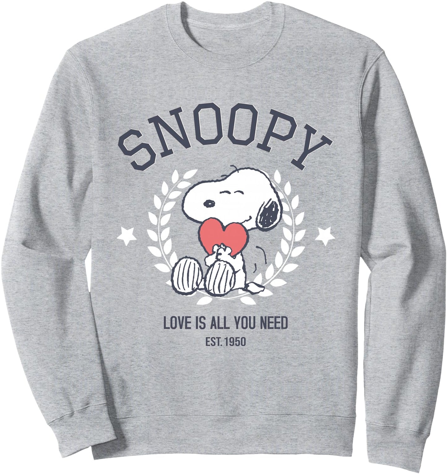 Peanuts Snoopy Love Is All You Need Est 1950 Sweatshirt