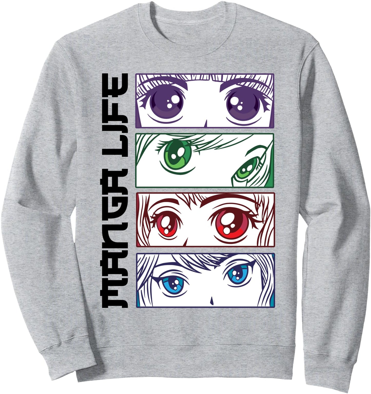 Anime Girl Eyes - Japan Culture Art - Japanese Aesthetic Sweatshirt