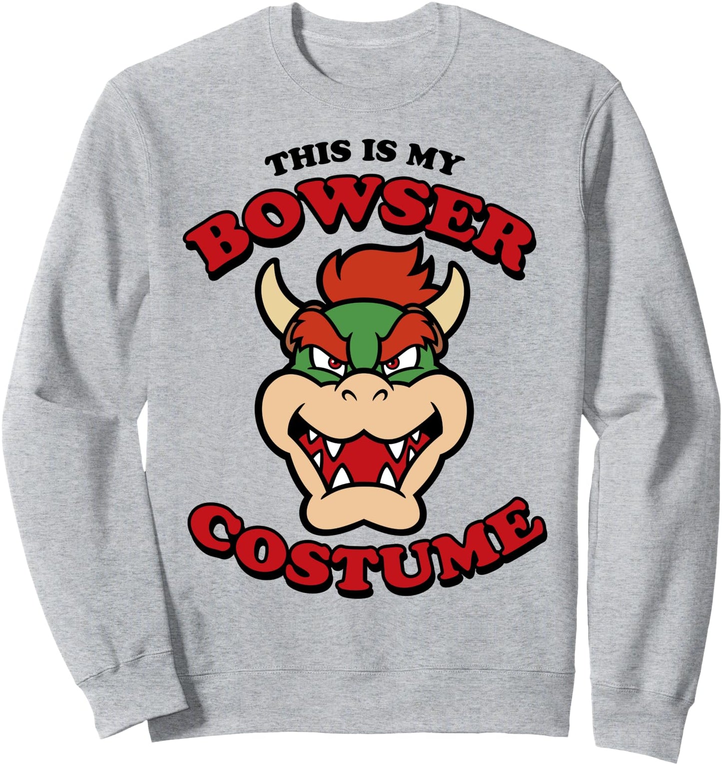 Nintendo Super Mario Bowser Costume Graphic Sweatshirt