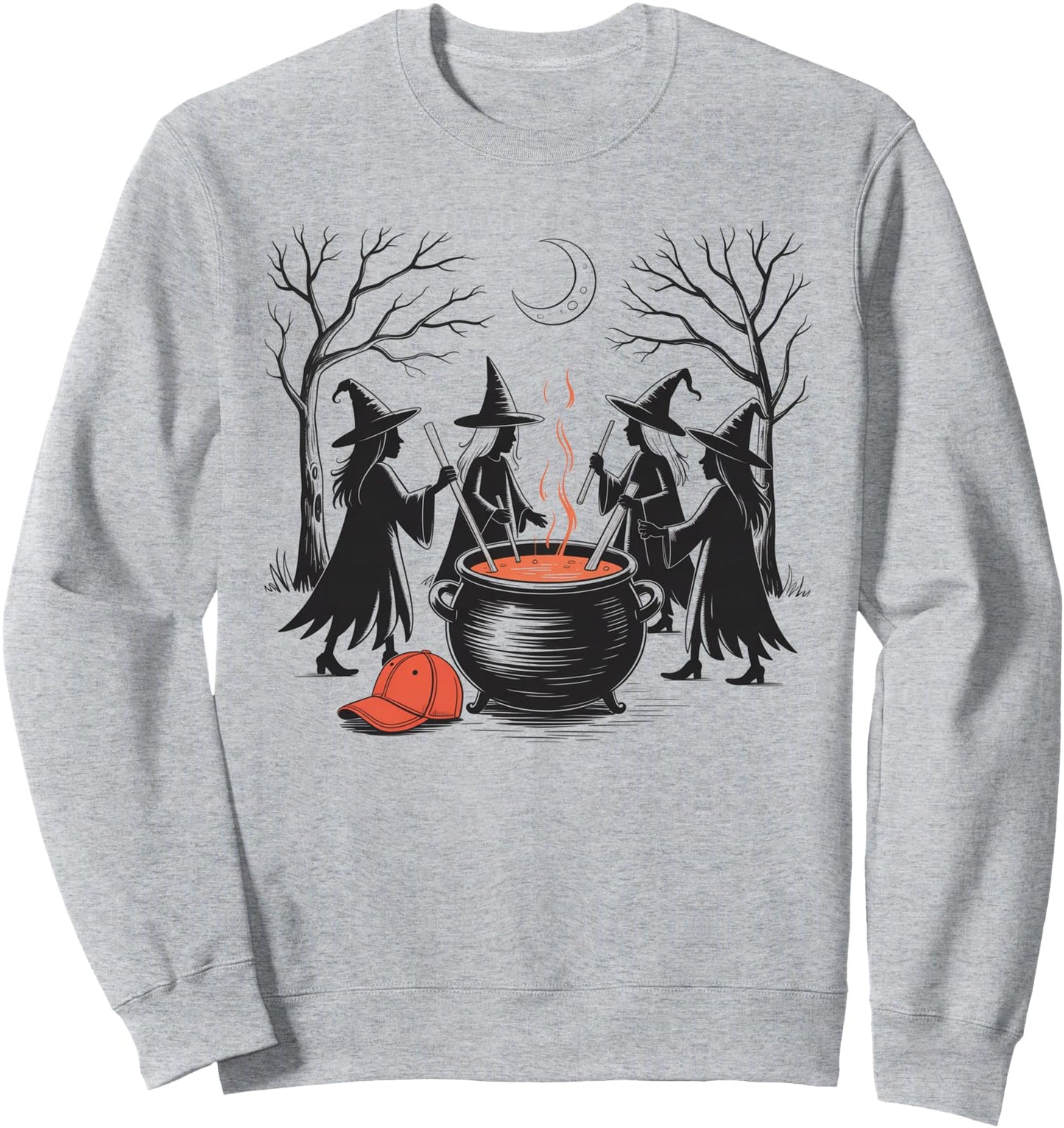 Spooky Witch Halloween Anti Trump Feminist Women Rights Sweatshirt