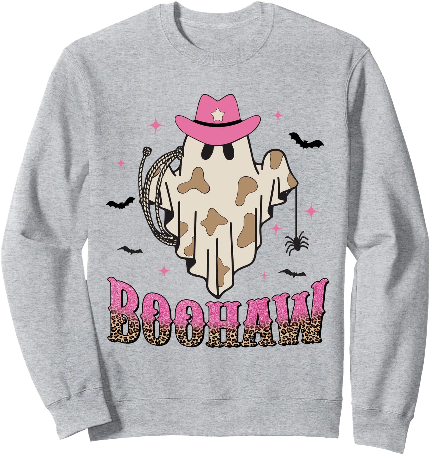 Boohaw Ghost Halloween, Western Boohaw, Cowboy Cowgirl Ghost Sweatshirt