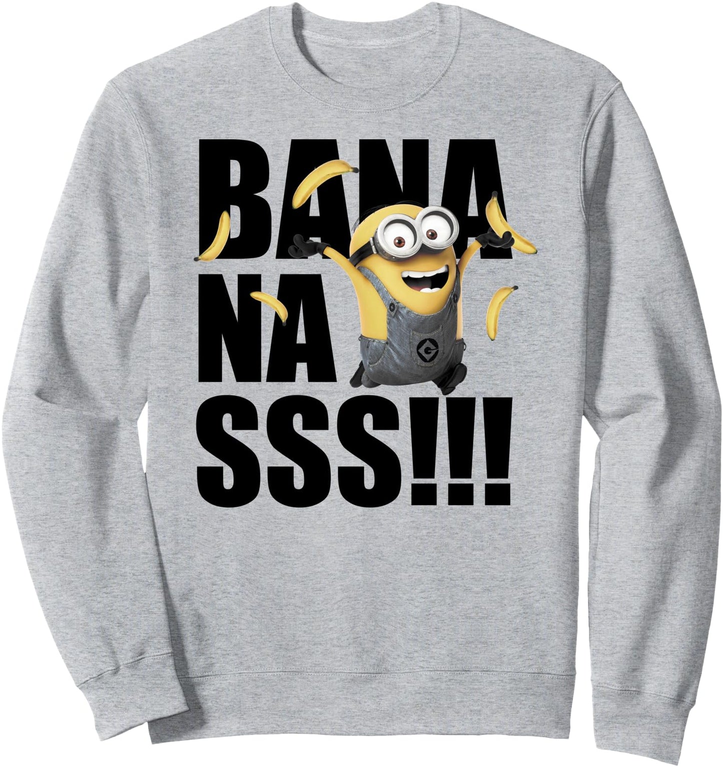 Despicable Me Minions Dave Goes Bananas Sweatshirt Sweatshirt