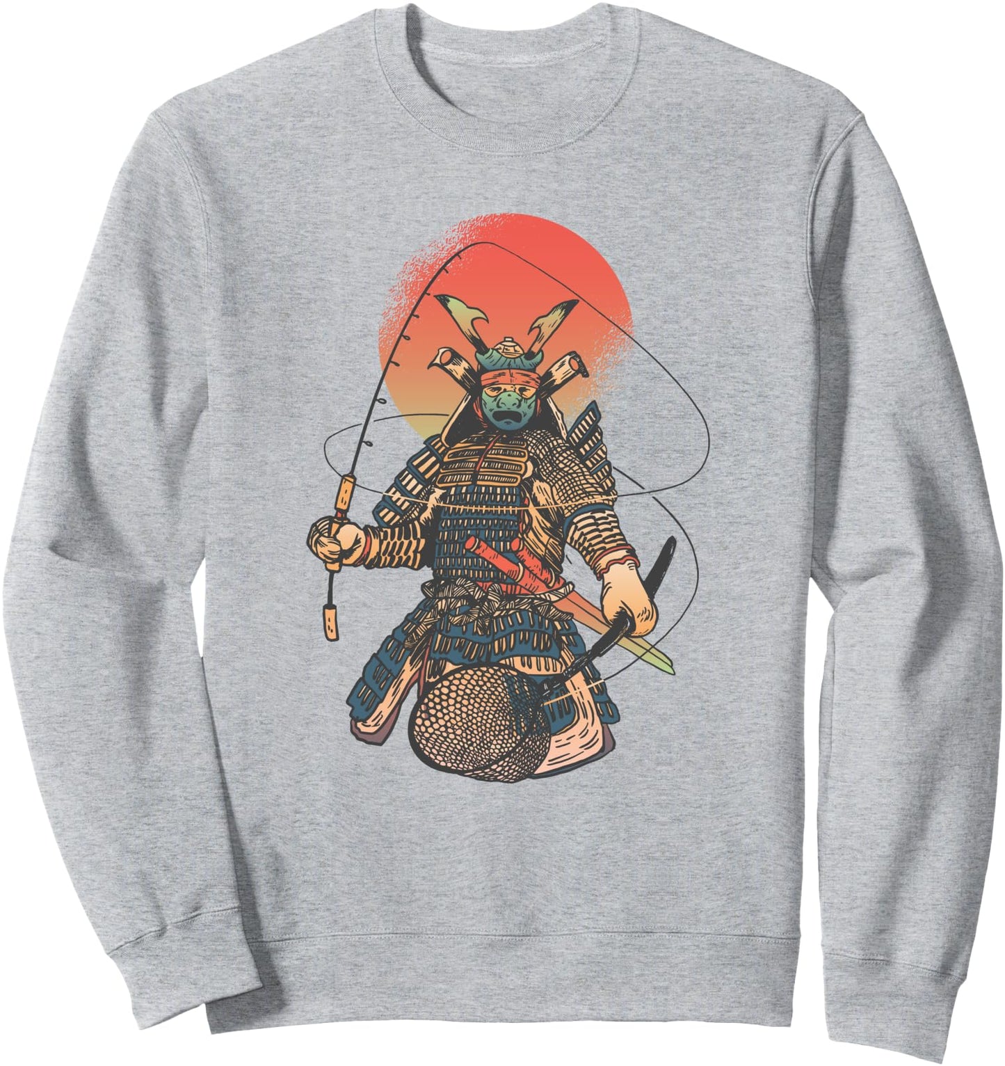 Samurai Fishing Japanese Sweatshirt