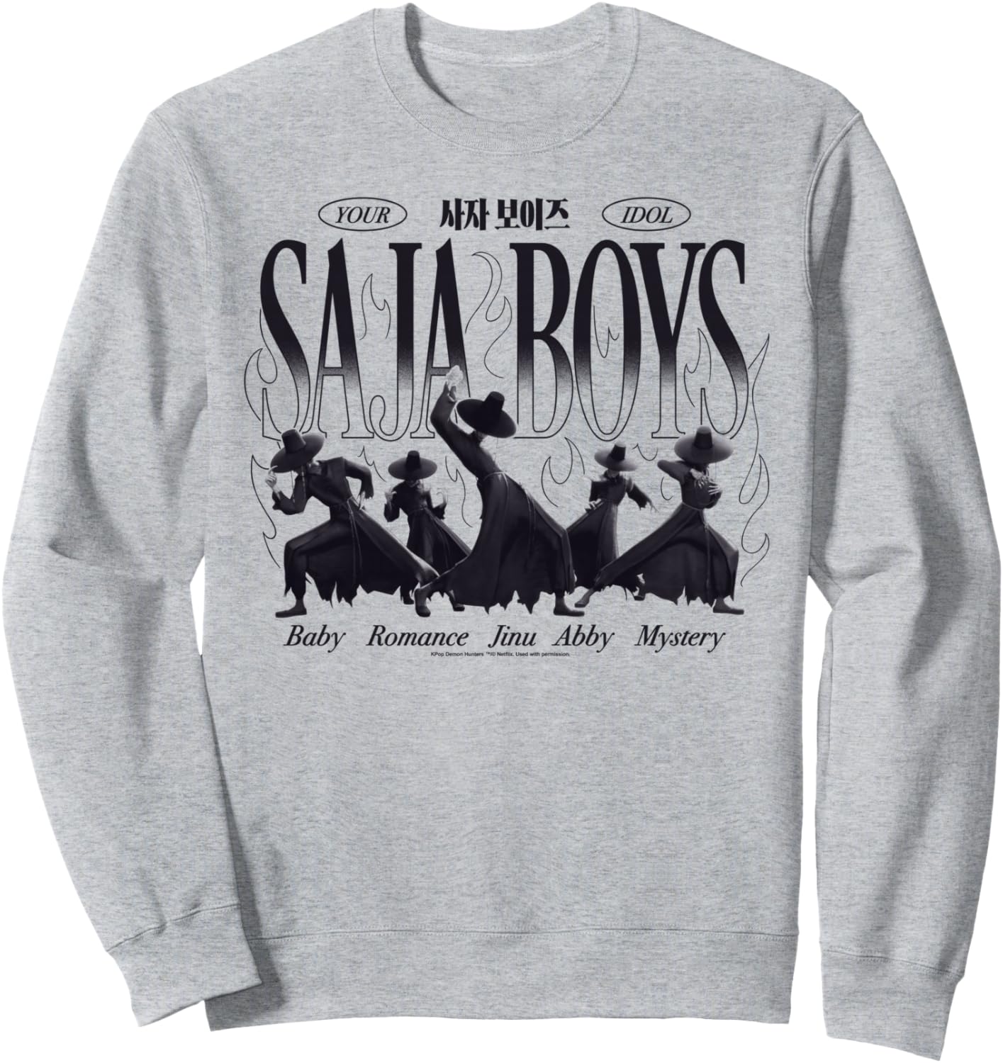 KPop Demon Hunters Halloween Saja Boys Your Idol Demon Forms Sweatshirt