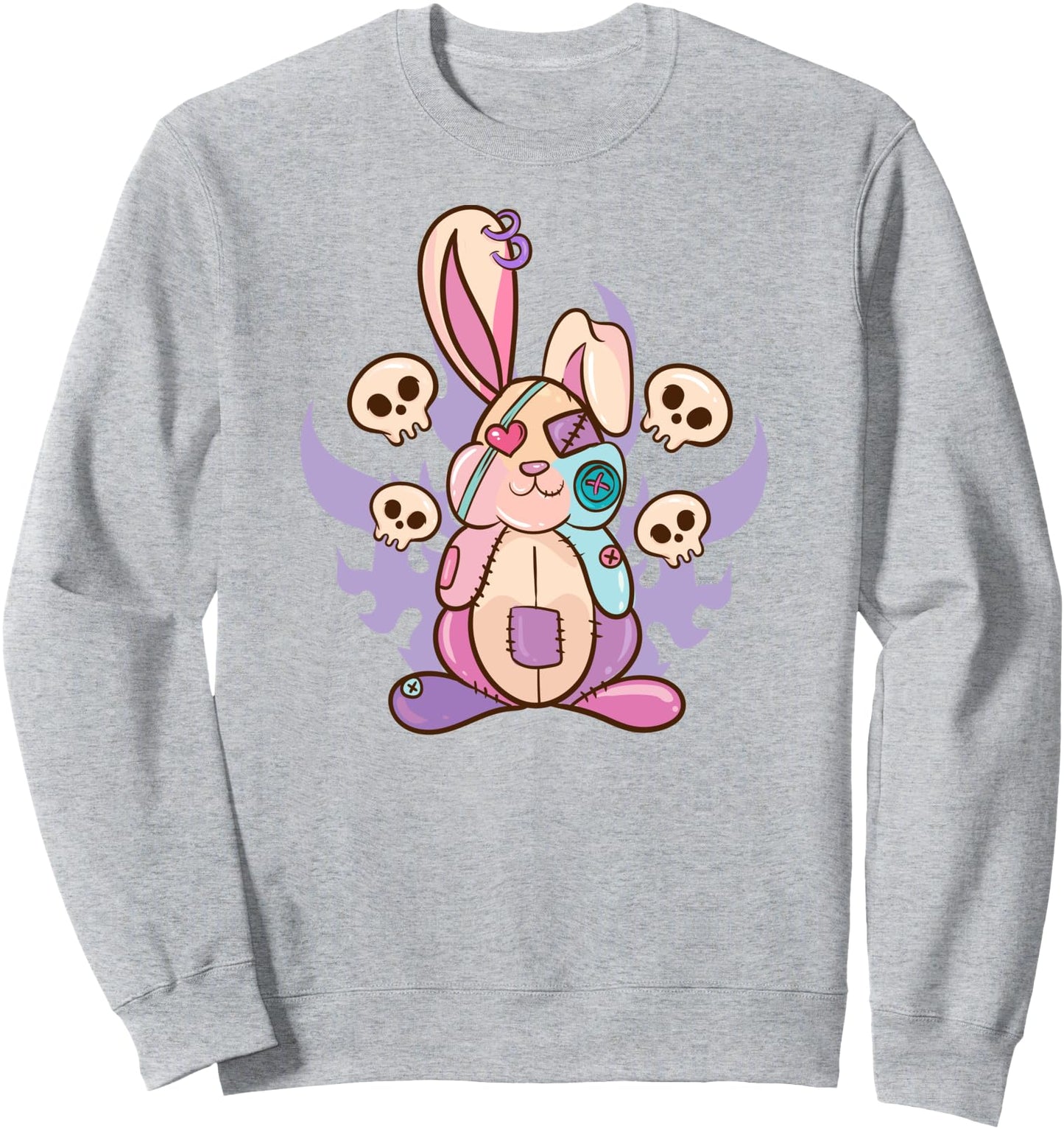 Anime Horror Rabbit Bunny - Pastel Goth Japanese Sweatshirt