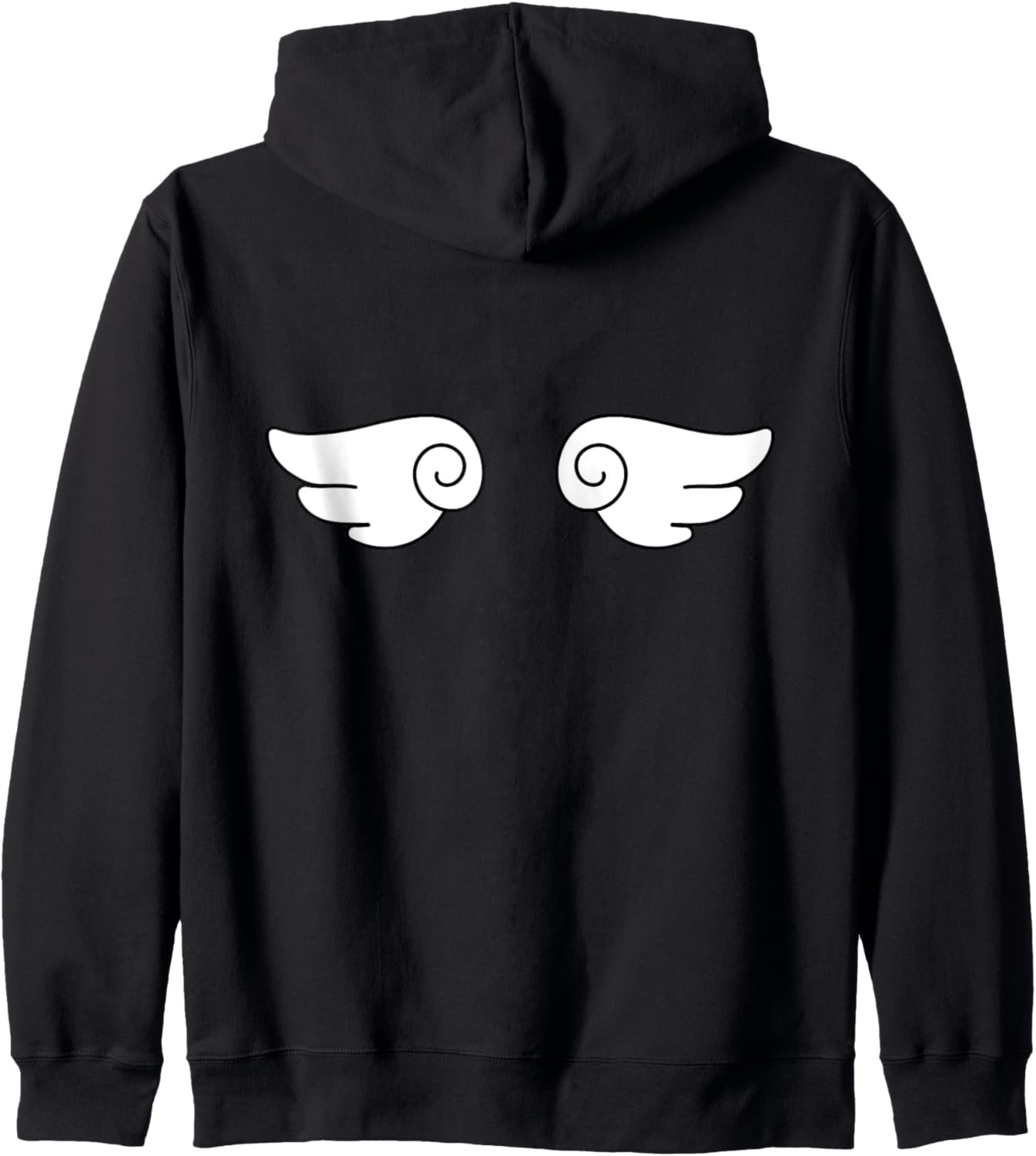 Anime Angel Wings Back Design Hoodie