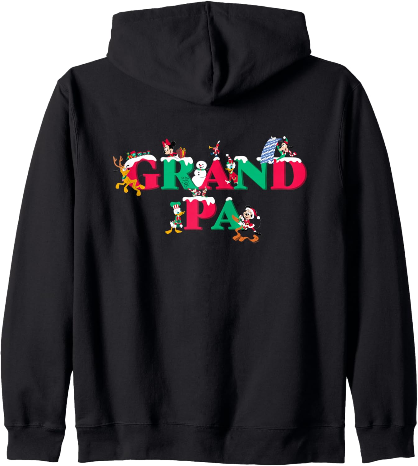 Disney Grandpa Mickey & Friends Family Trip Zip Hoodie
