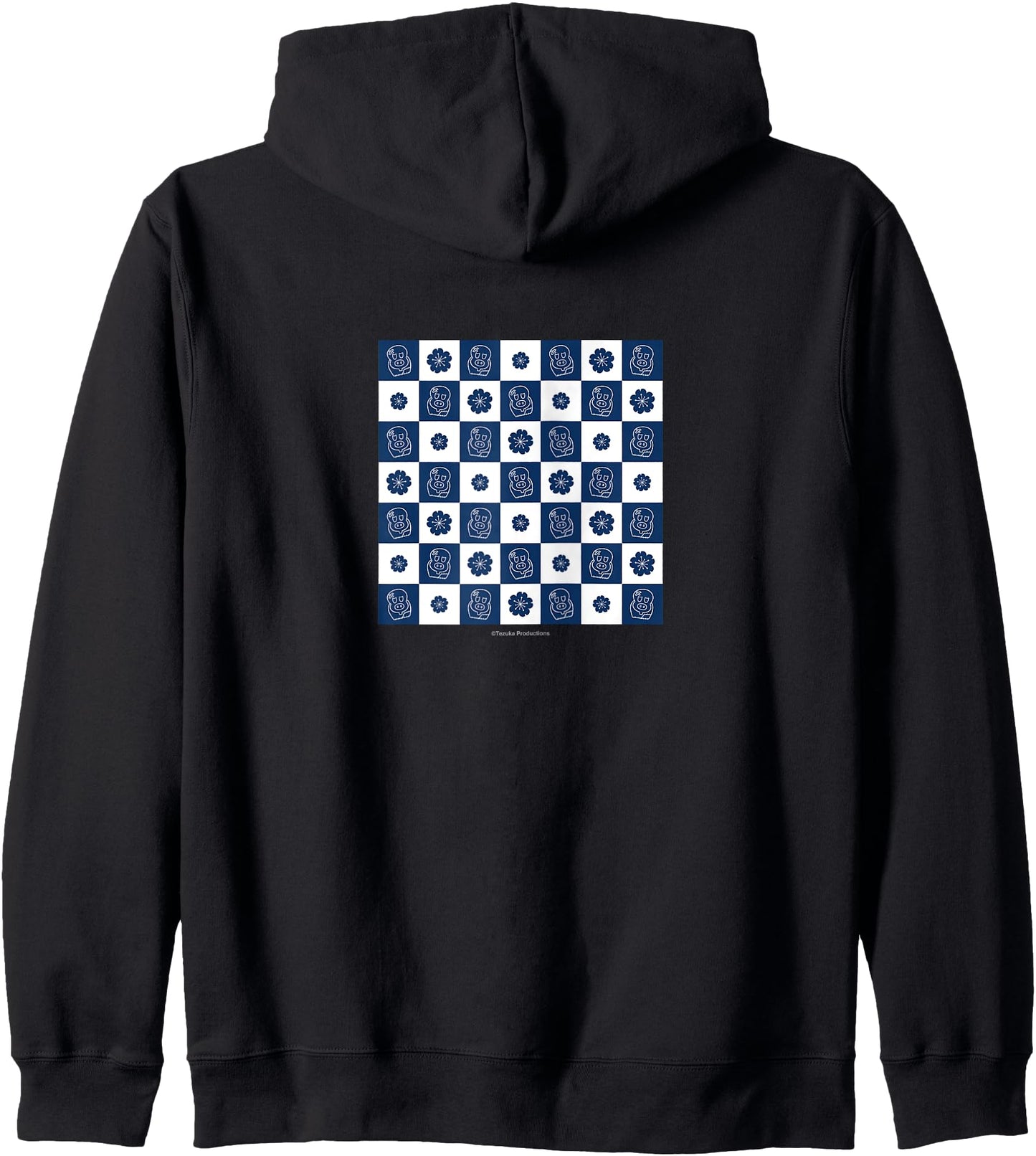 Hyotantsugi Japanese pattern (Checkered pattern) Zip Hoodie