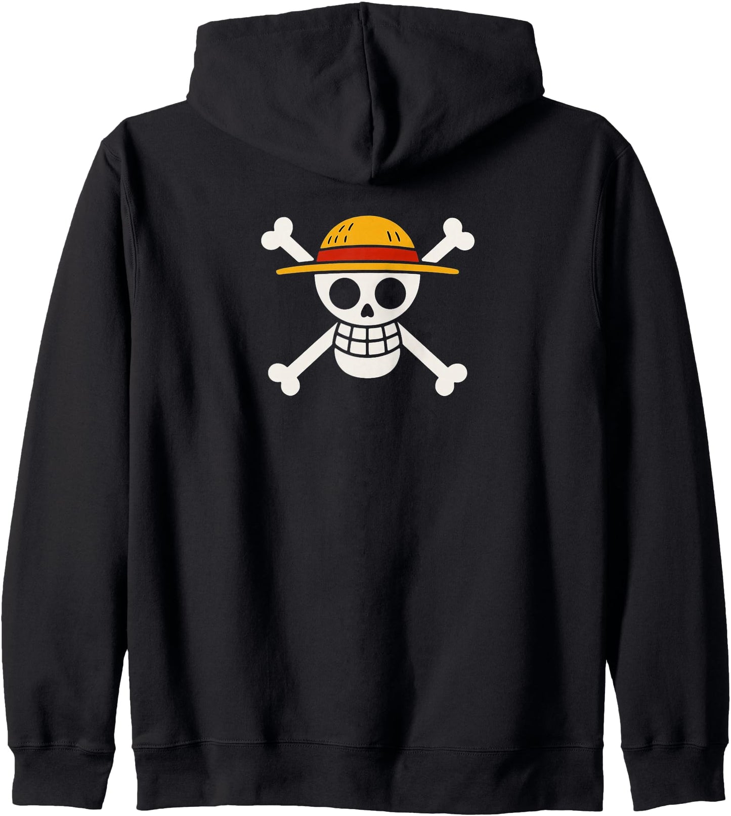 Straw Hat Jolly Roger. Zip Hoodie
