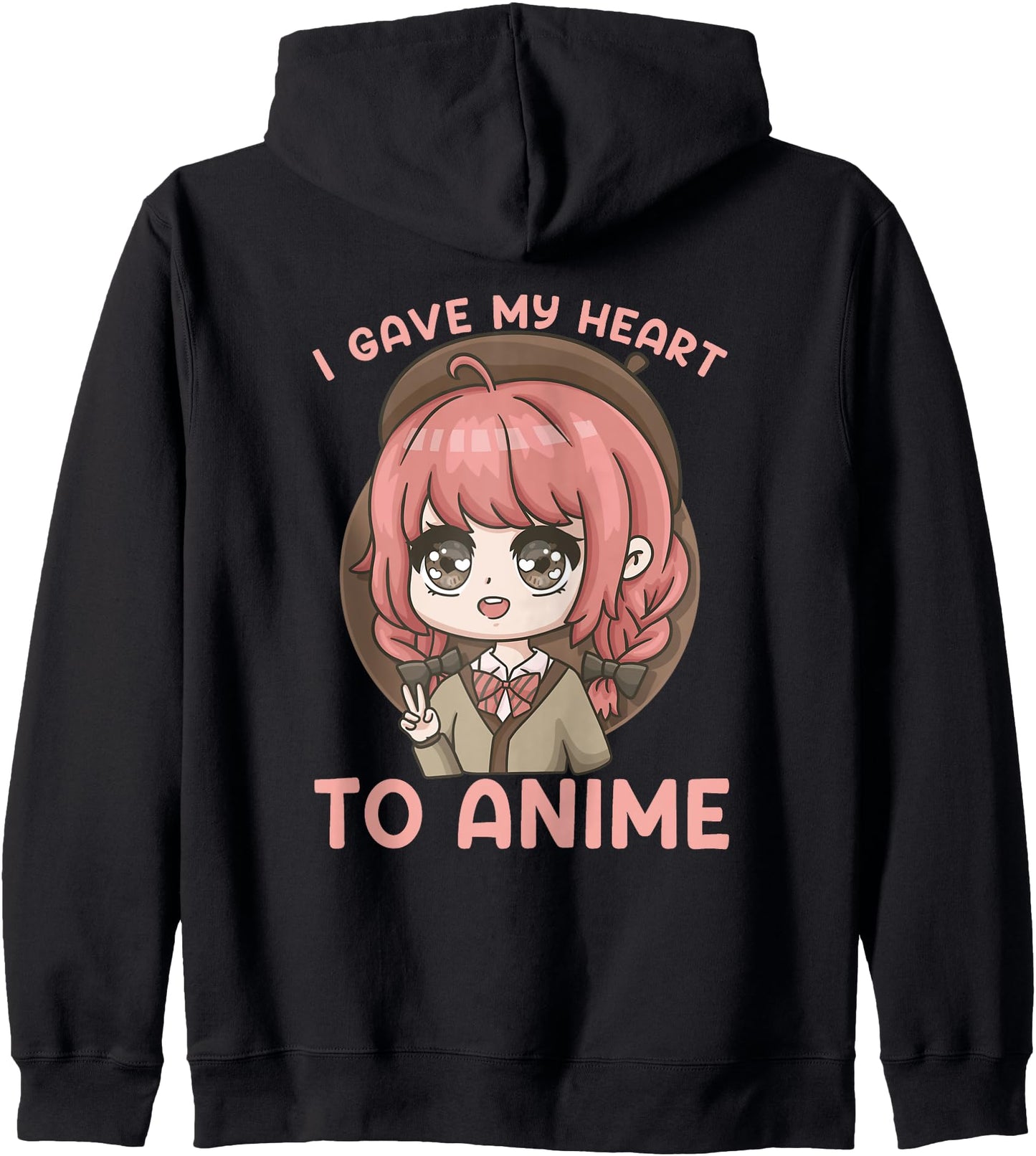 I Gave My Heart To Anime I Chibi Kawaii Anime Cosplay Hoodie