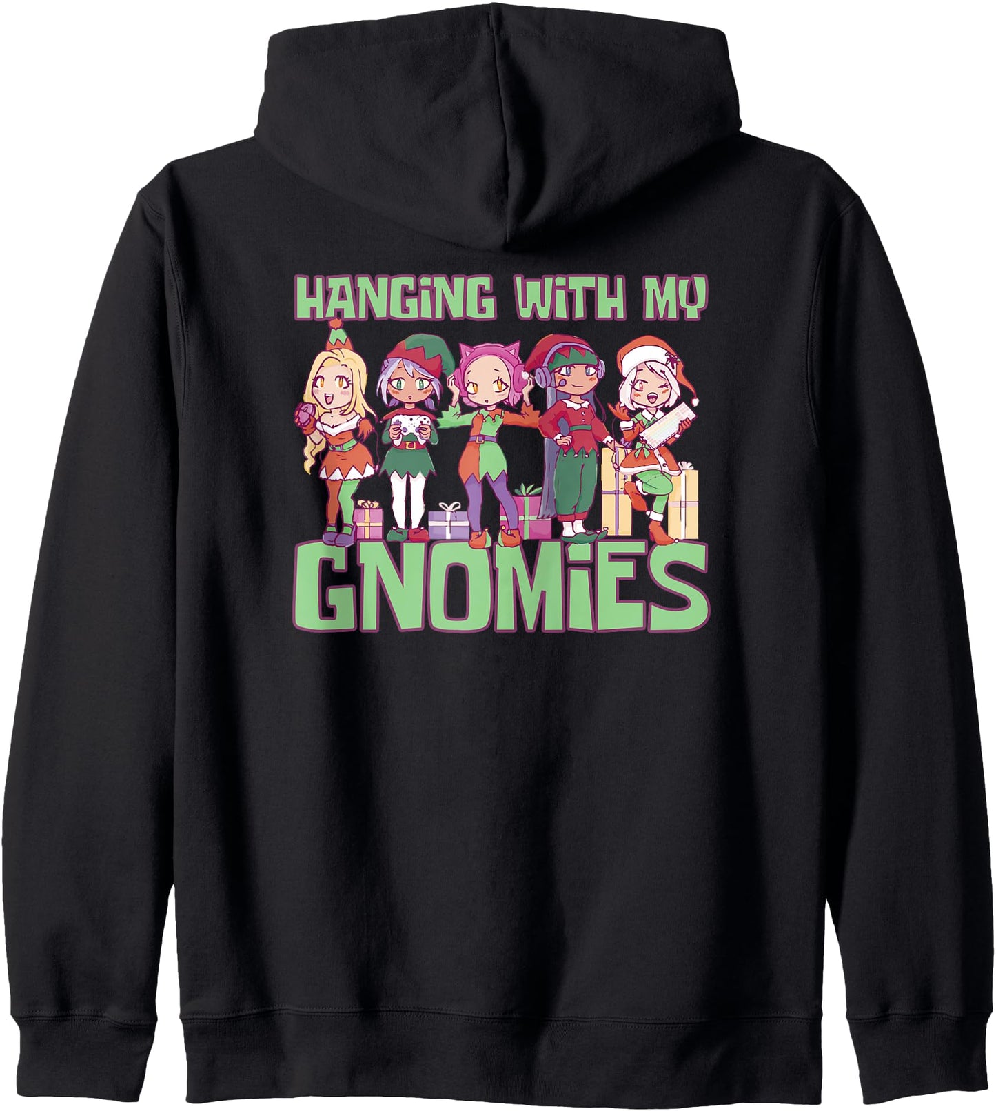 Hanging With My Gnomies Cute Kawaii Anime Gnomes Hoodie
