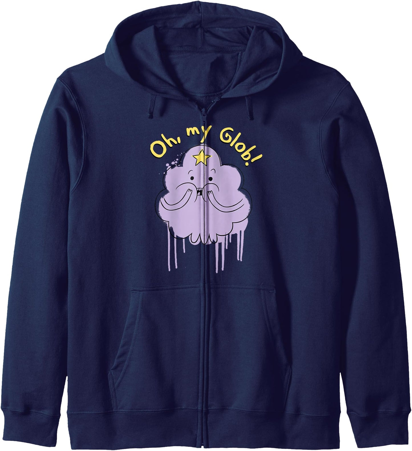 CN Adventure Time Lumpy Space Princess Oh My Glob Zip Hoodie