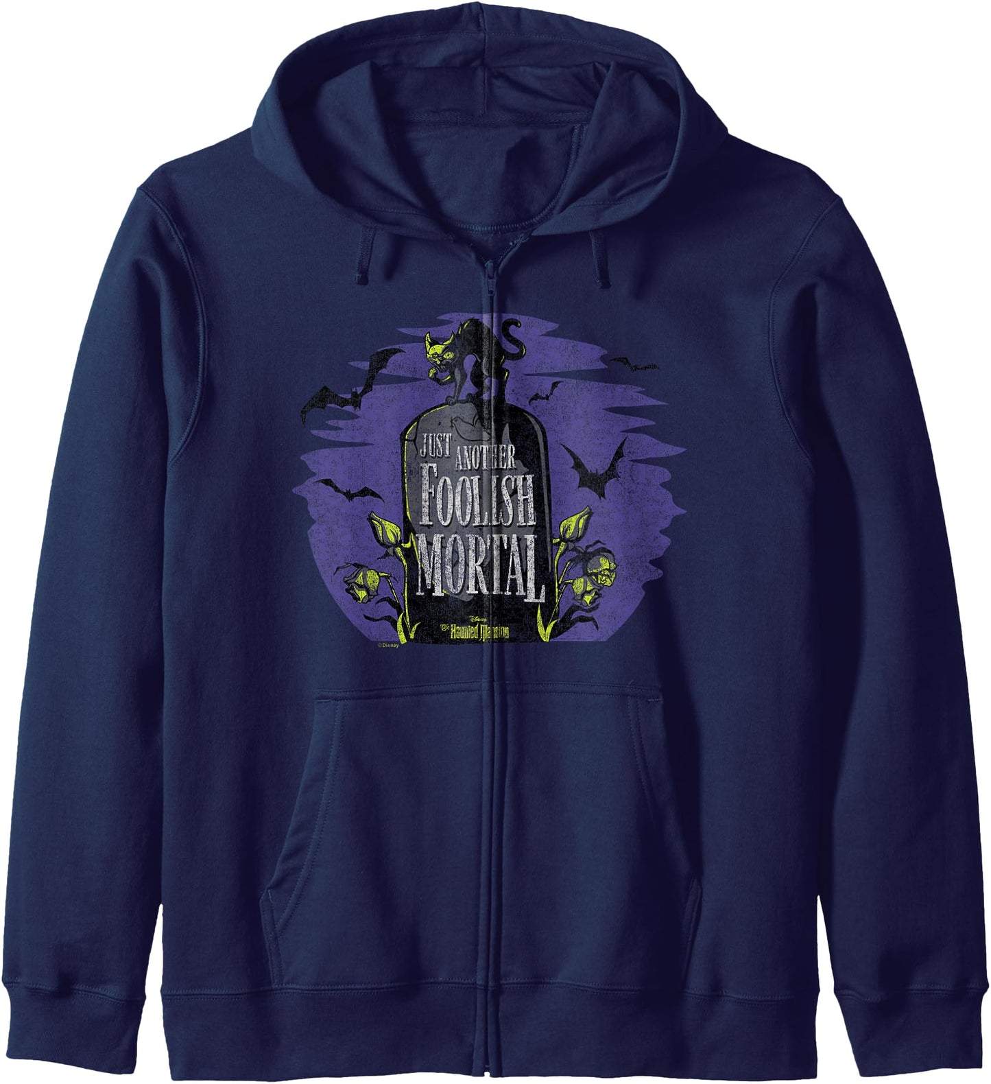 Haunted Mansion Parks Attraction - Another Foolish Mortal Zip Hoodie