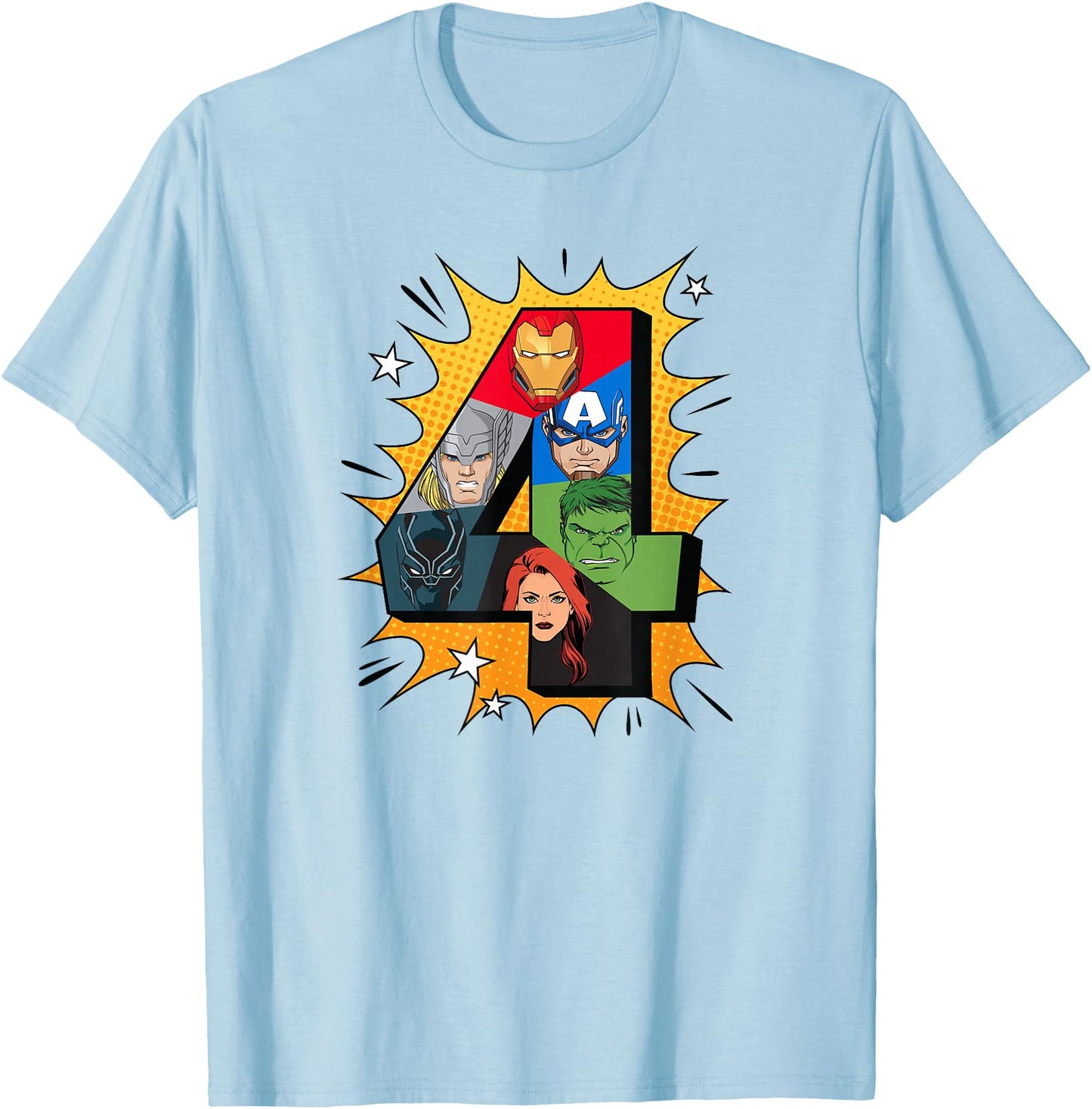 Marvel Avengers Comic Super Heroes 4th Birthday