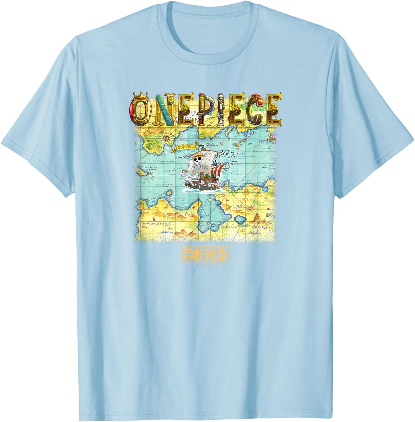 One Piece Anime Open Seas Pirate Map Photo