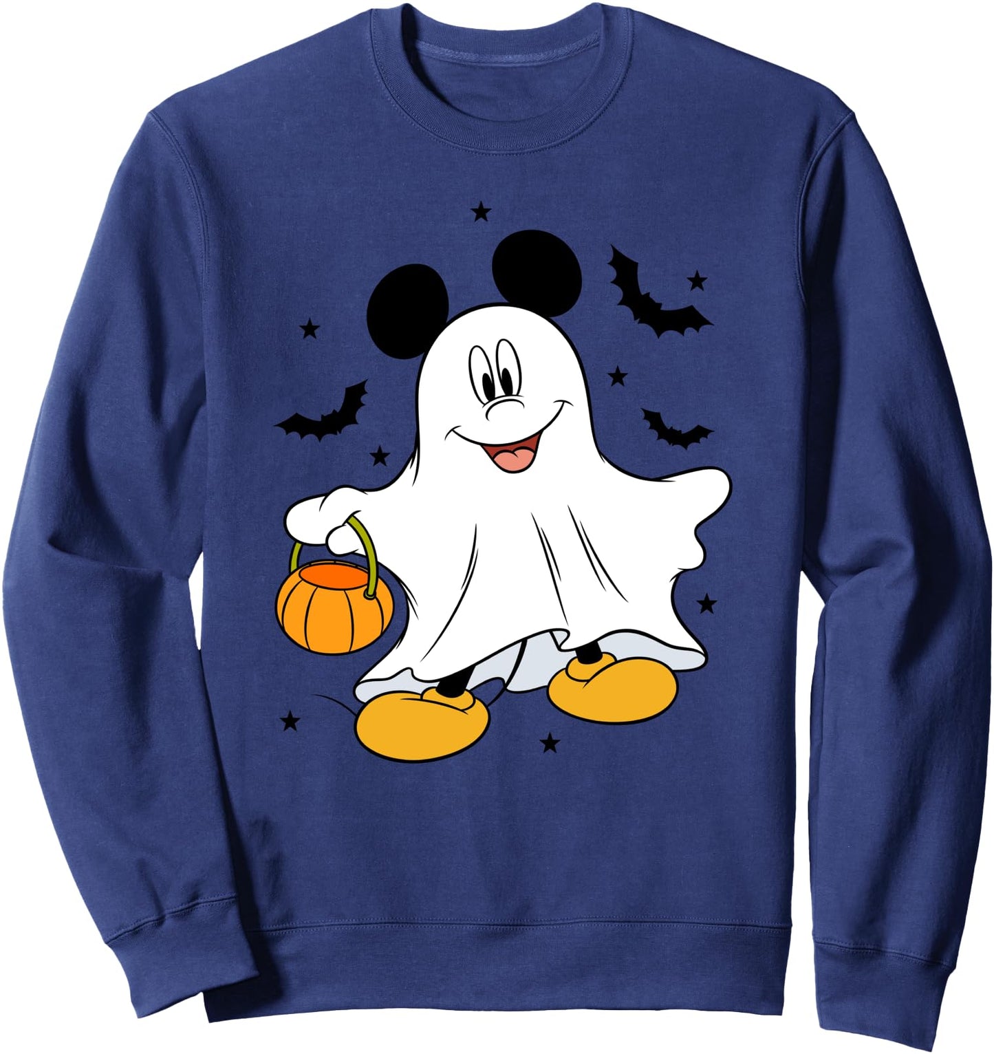 Disney Mickey And Friends Halloween Ghost Mickey Mouse Sweatshirt